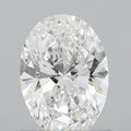 1.02ct Oval Lab Grown Diamond (Colour D, Clarity VS1, IGI Certified)