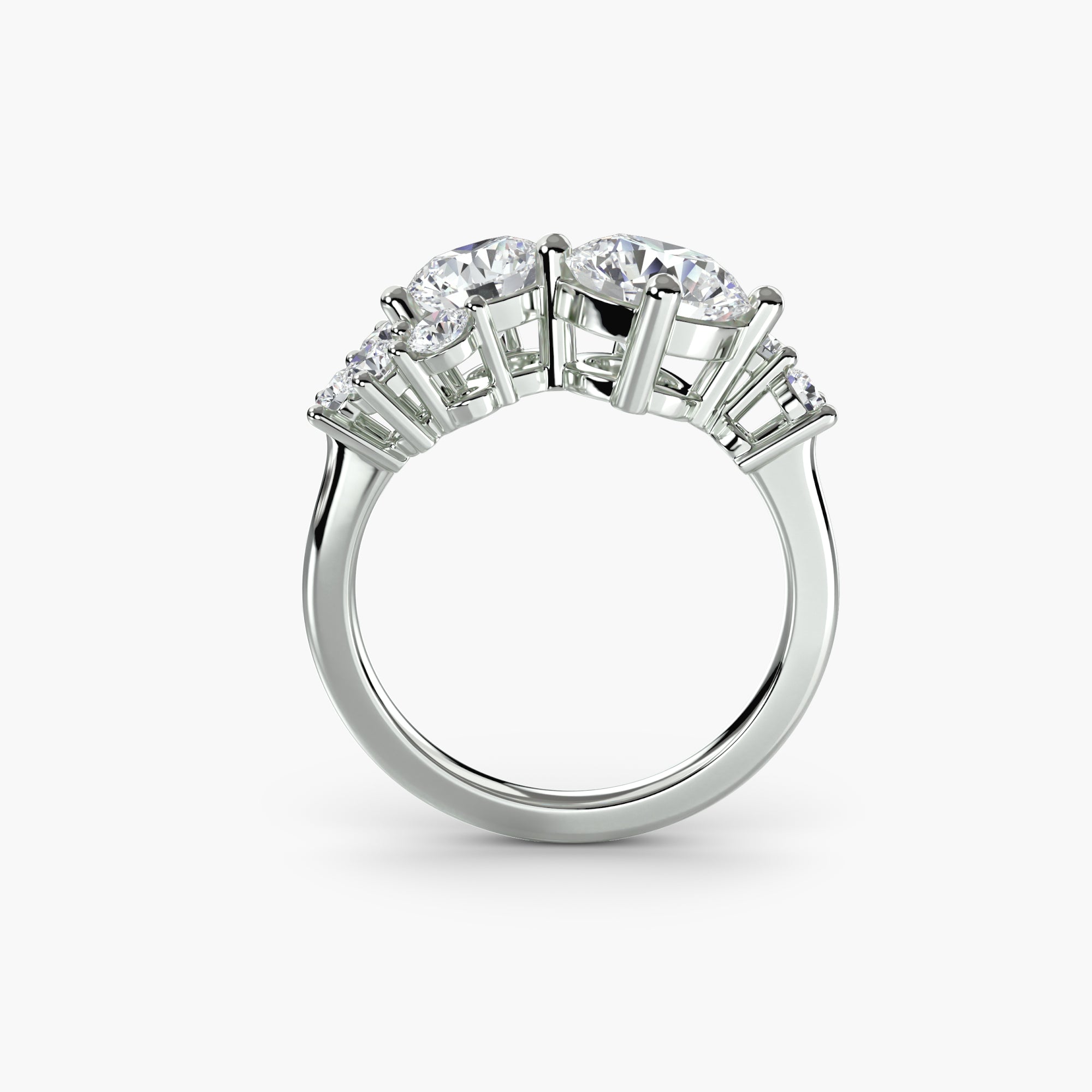 Duora Cluster Ring – Round Cut