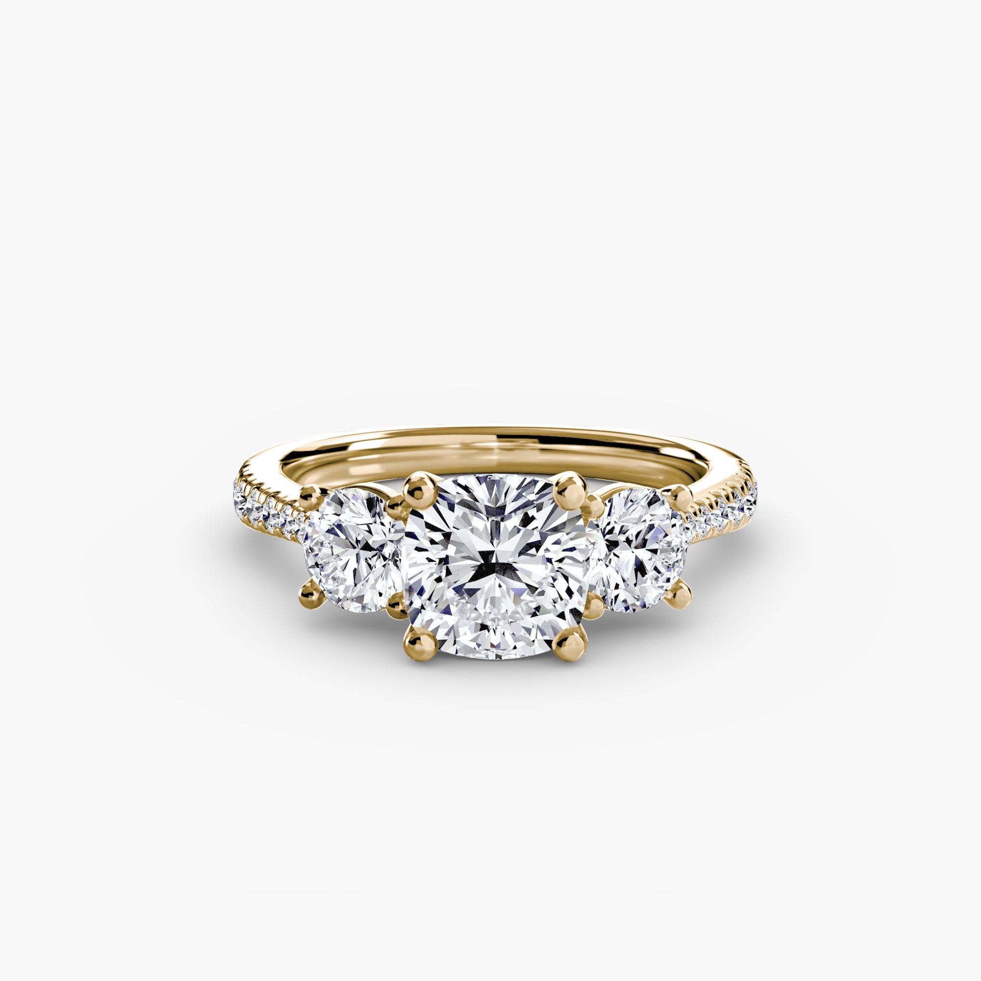 TRIONA Pavé Trilogy Ring