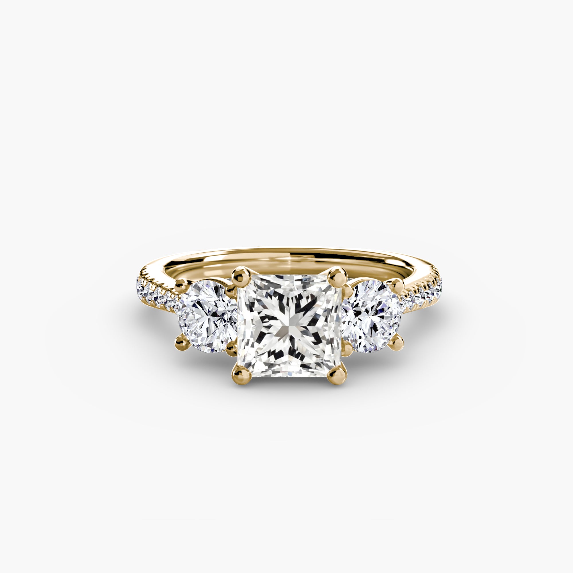 TRIONA Pavé Trilogy Ring