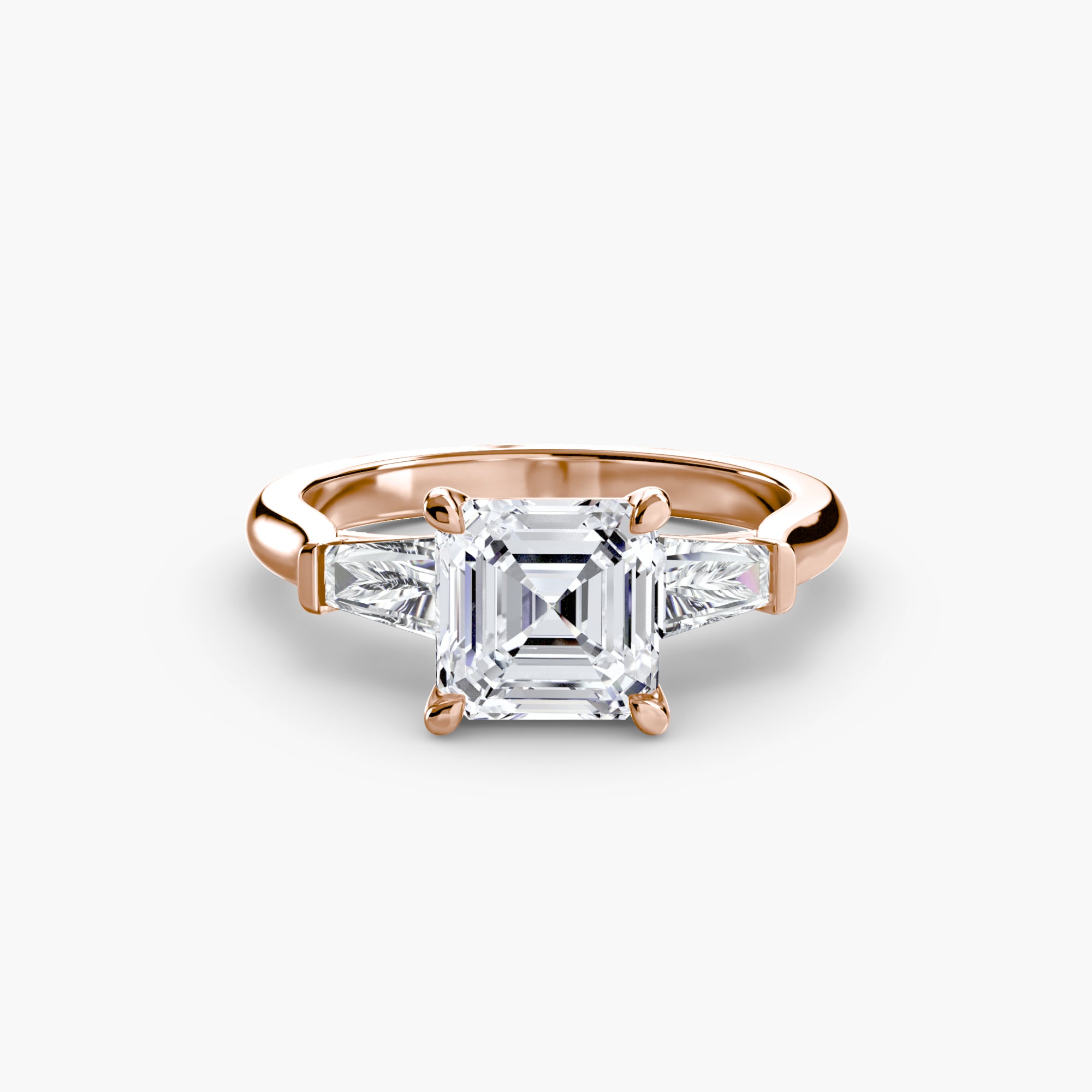 DUORA Baguette Trilogy Ring