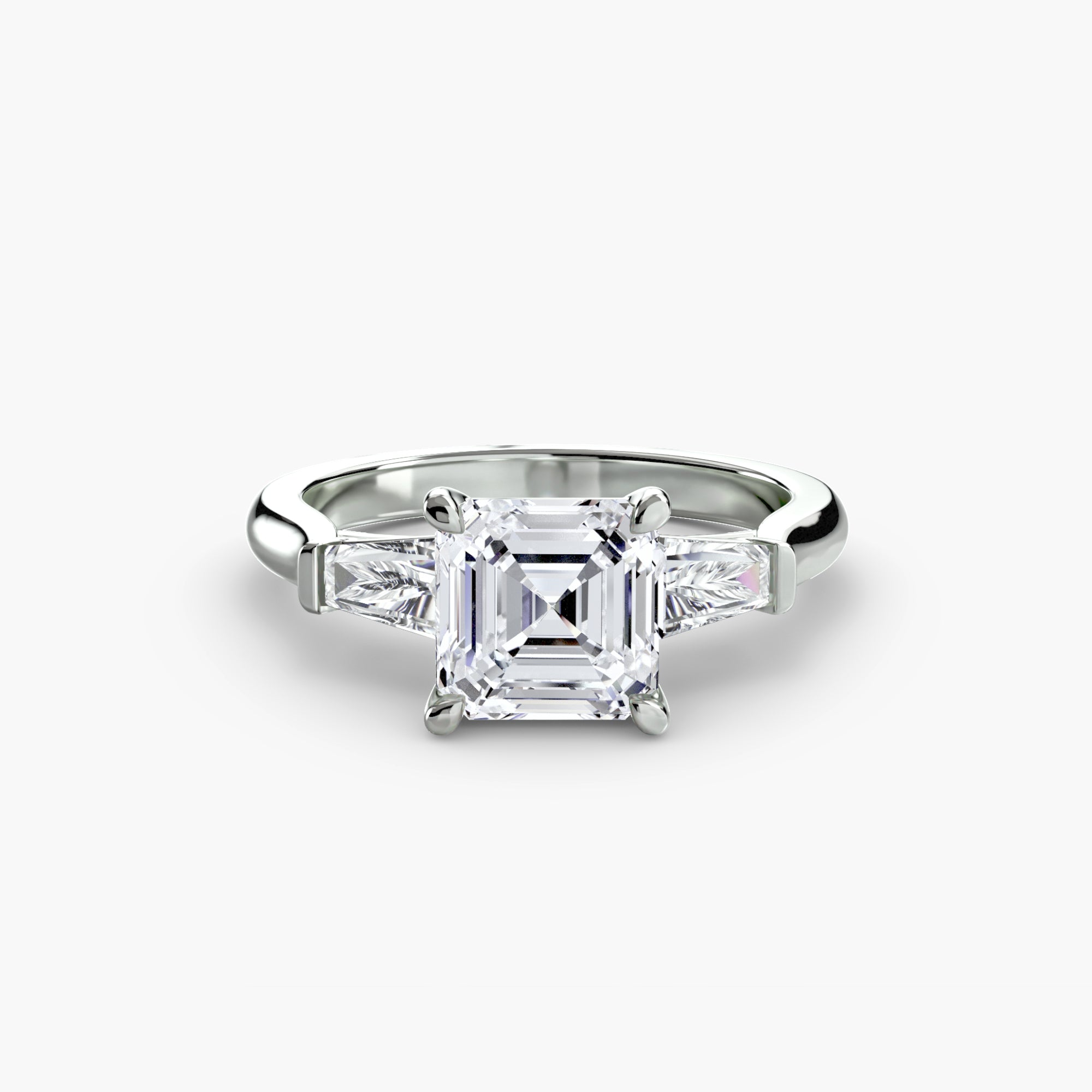 DUORA Baguette Trilogy Ring