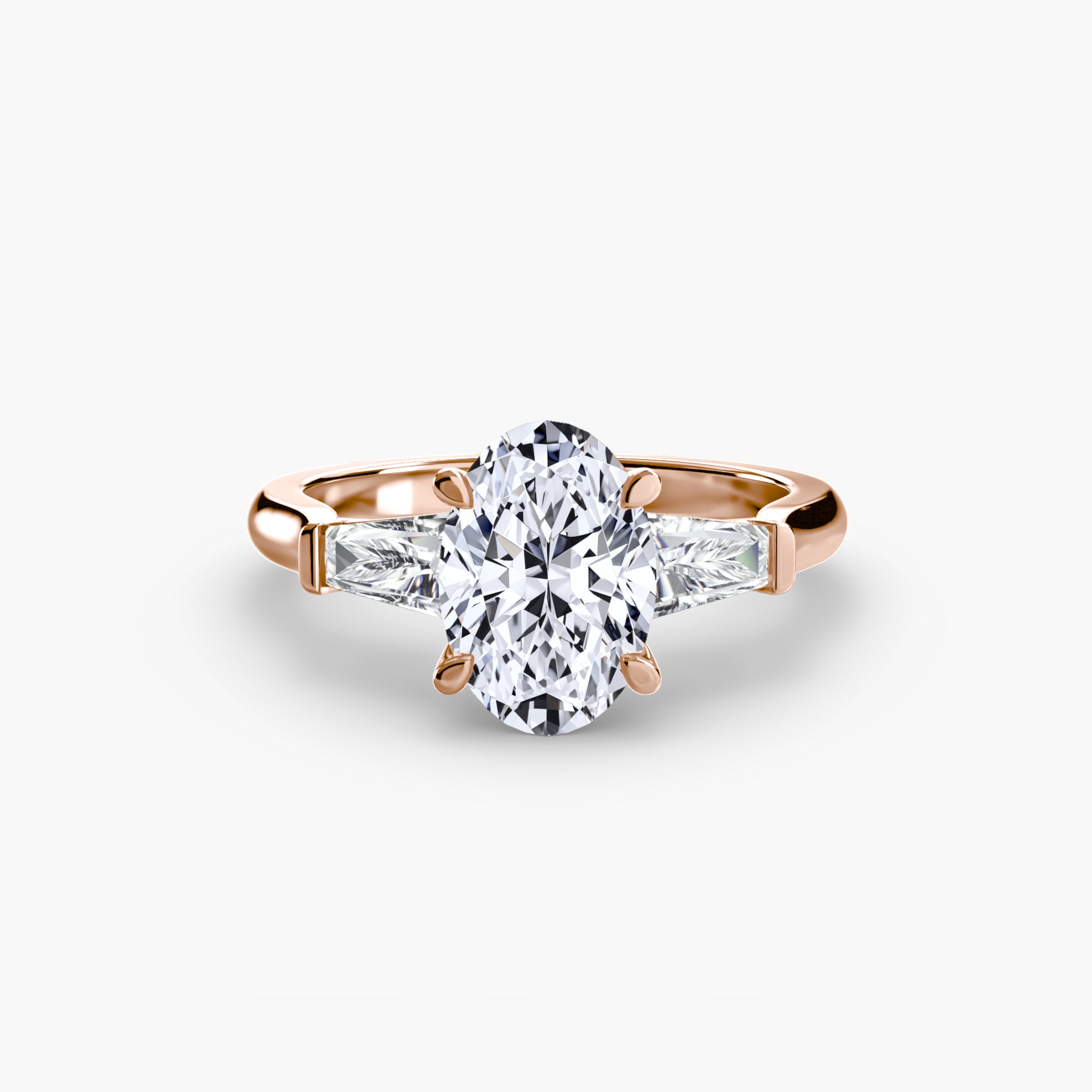 DUORA Baguette Trilogy Ring