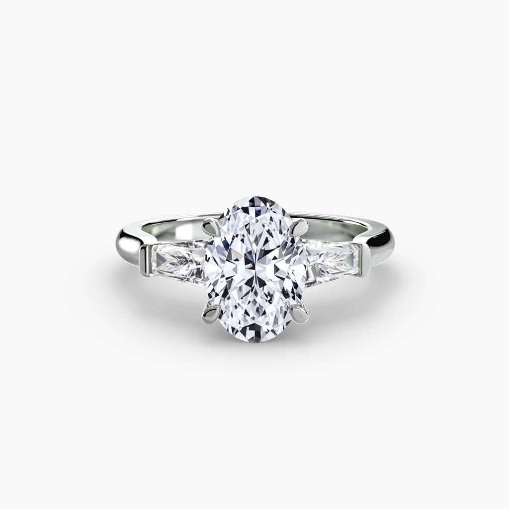 DUORA Baguette Trilogy Ring