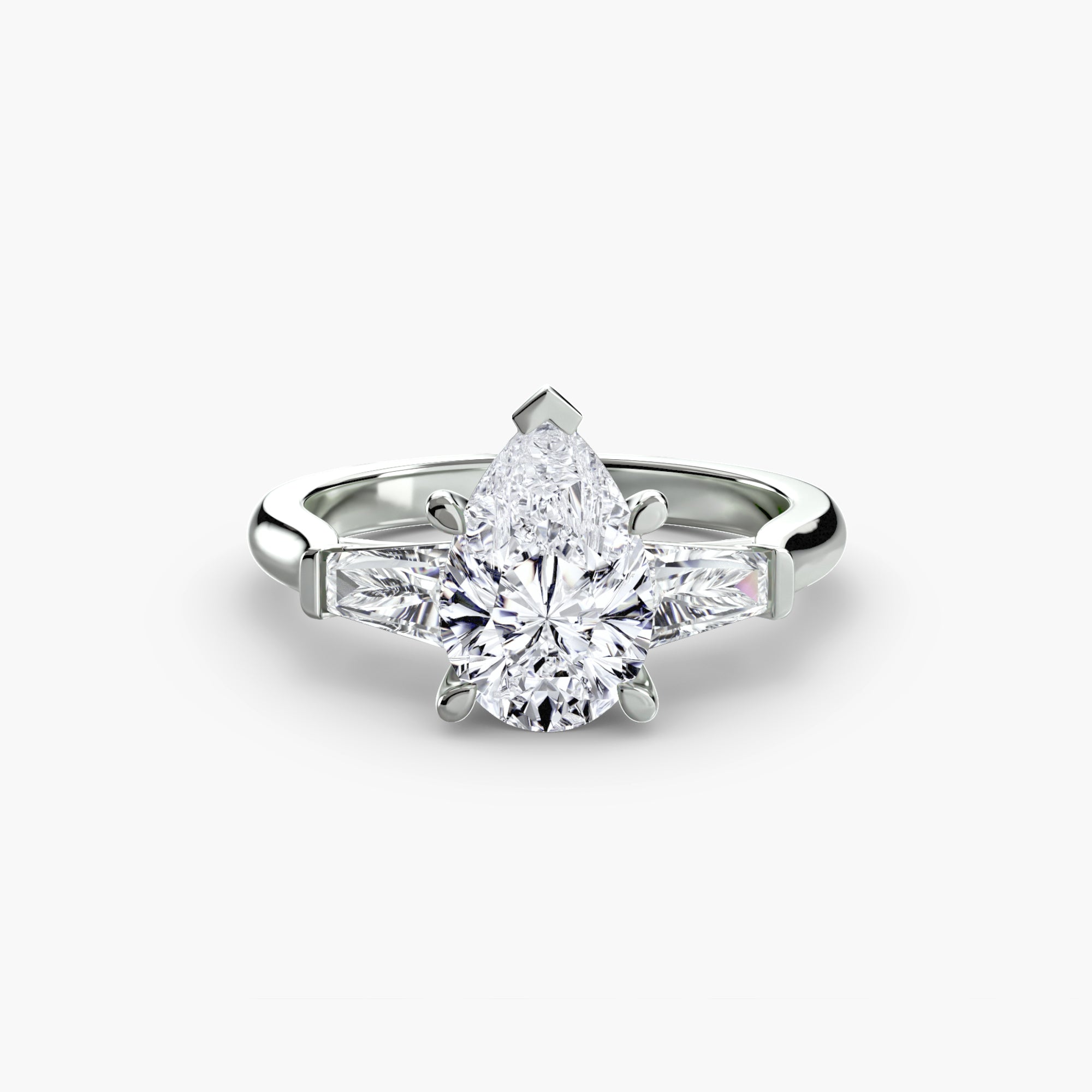 DUORA Baguette Trilogy Ring