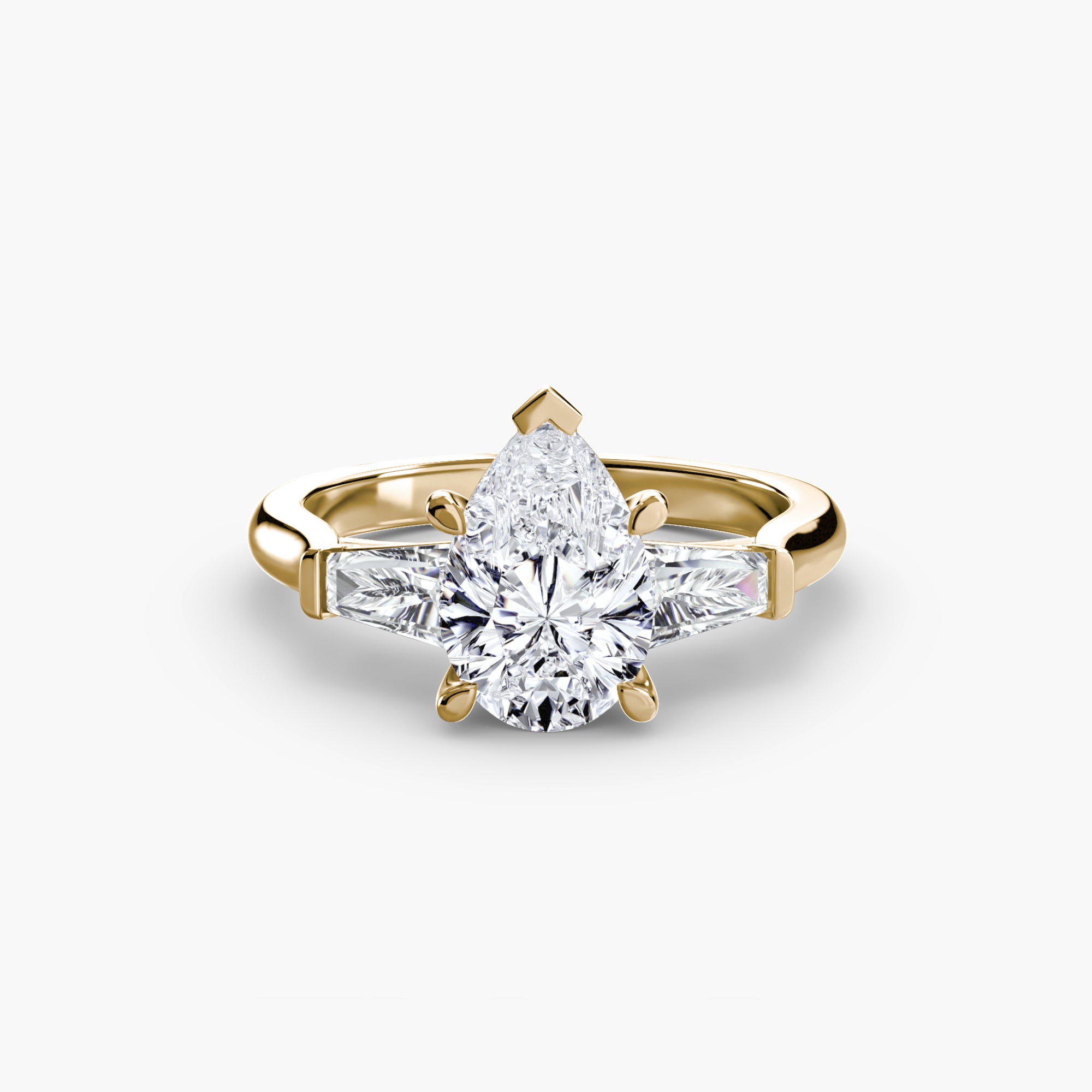 DUORA Baguette Trilogy Ring