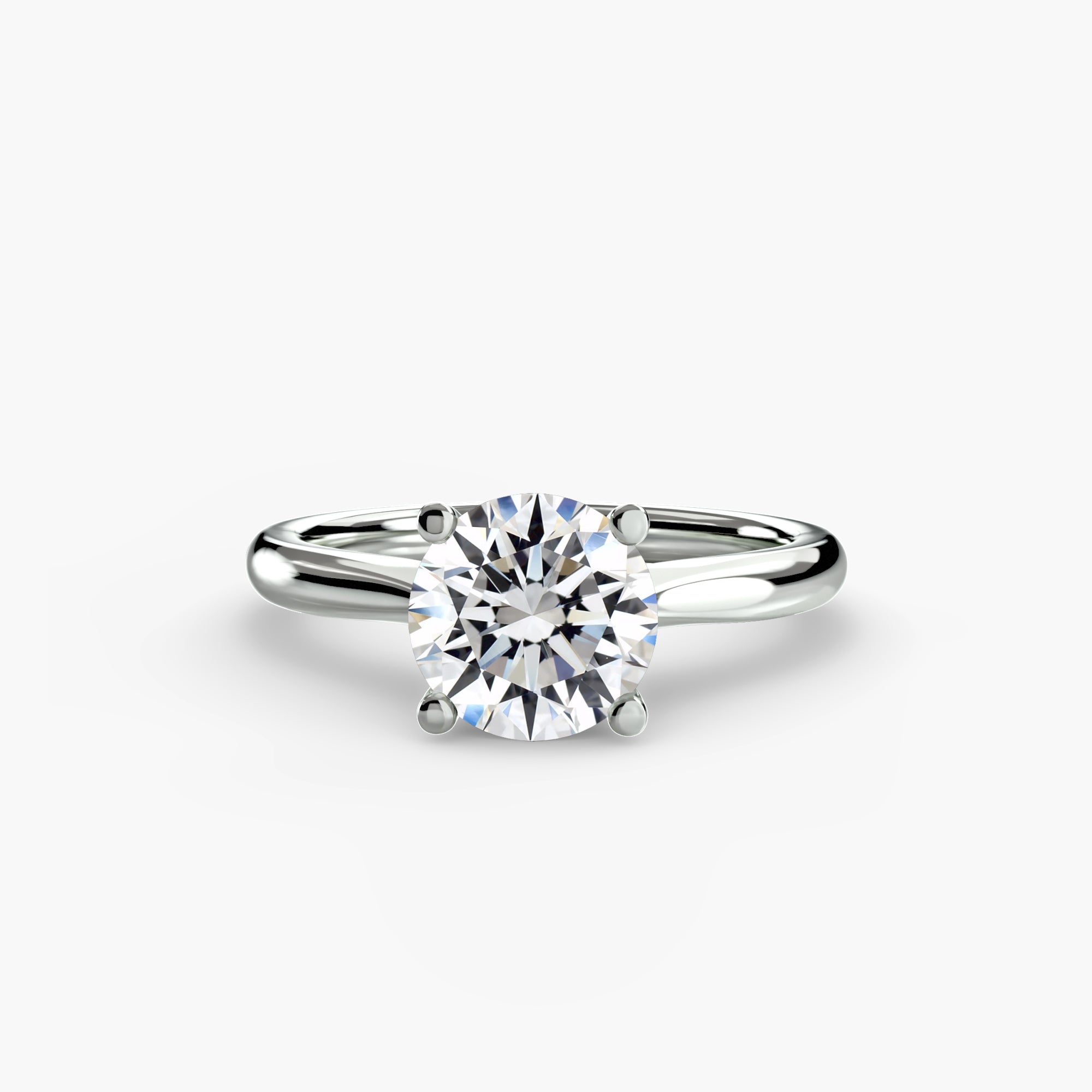 Aurelia Solitaire Ring – Classic Round Cut