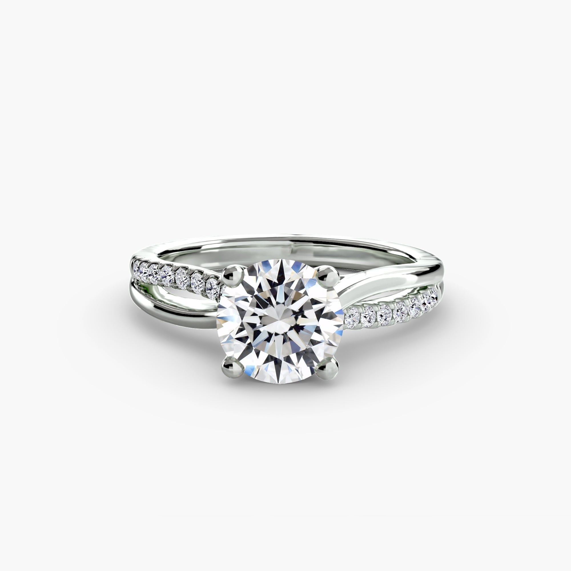 VELORA Split Shank Pavé Ring