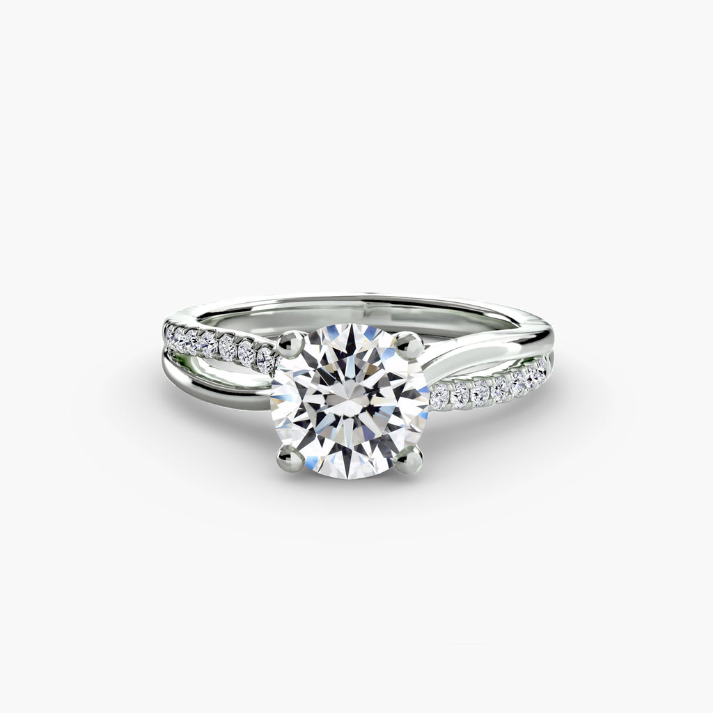 VELORA Split Shank Pavé Ring