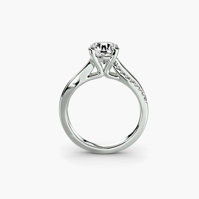 VELORA Split Shank Pavé Ring