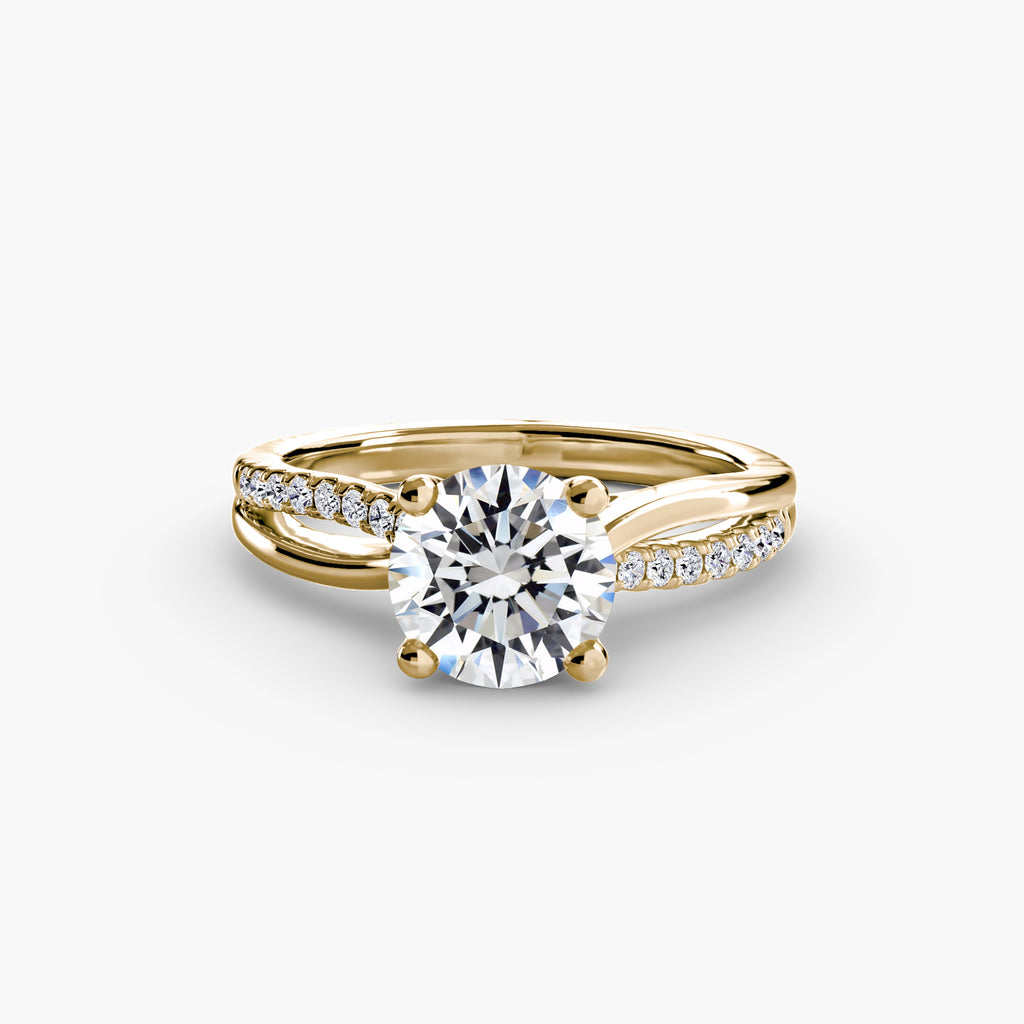 VELORA Split Shank Pavé Ring