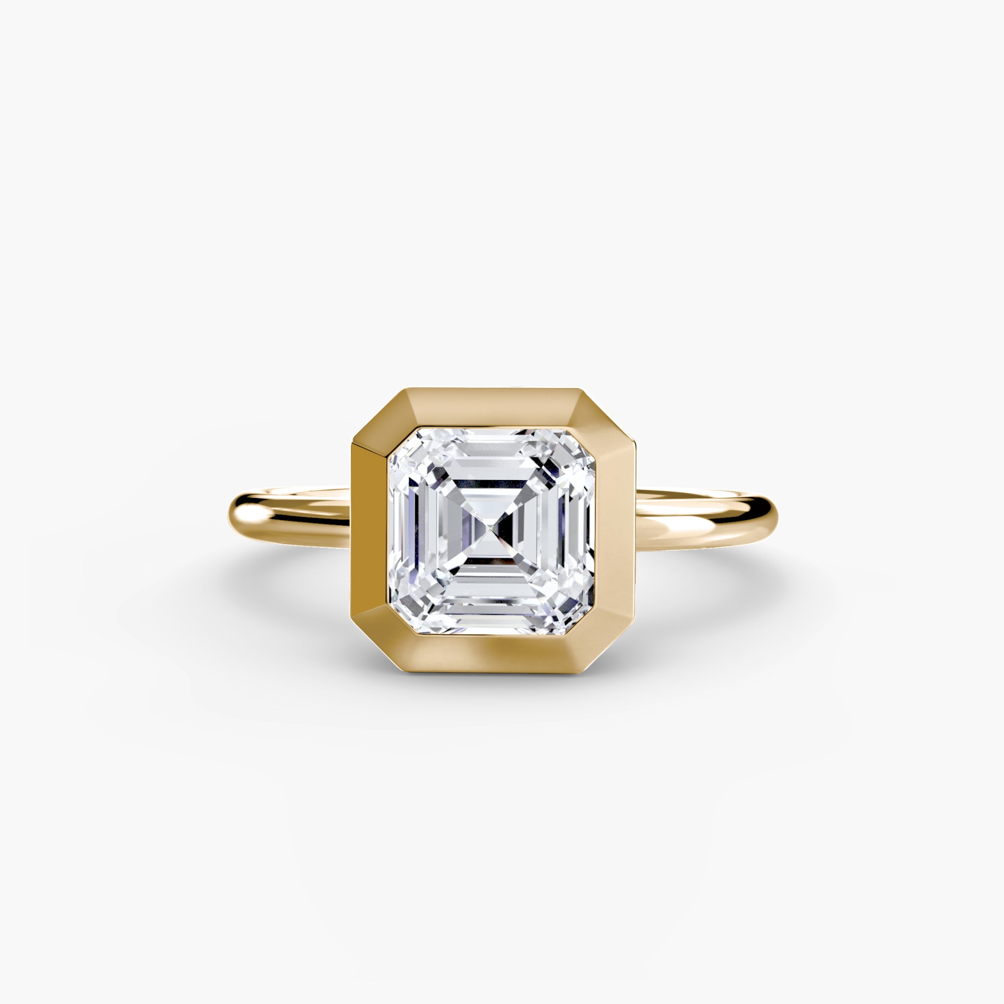 ORBITA Bezel Solitaire Ring