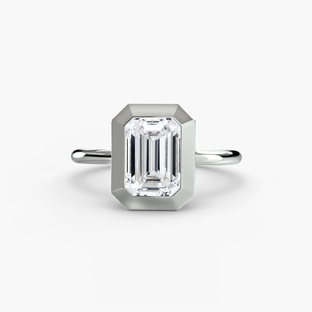 ORBITA Bezel Solitaire Ring