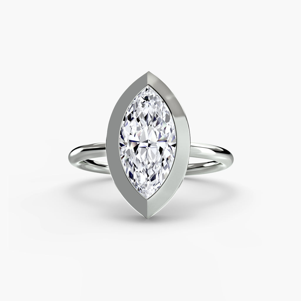 ORBITA Bezel Solitaire Ring
