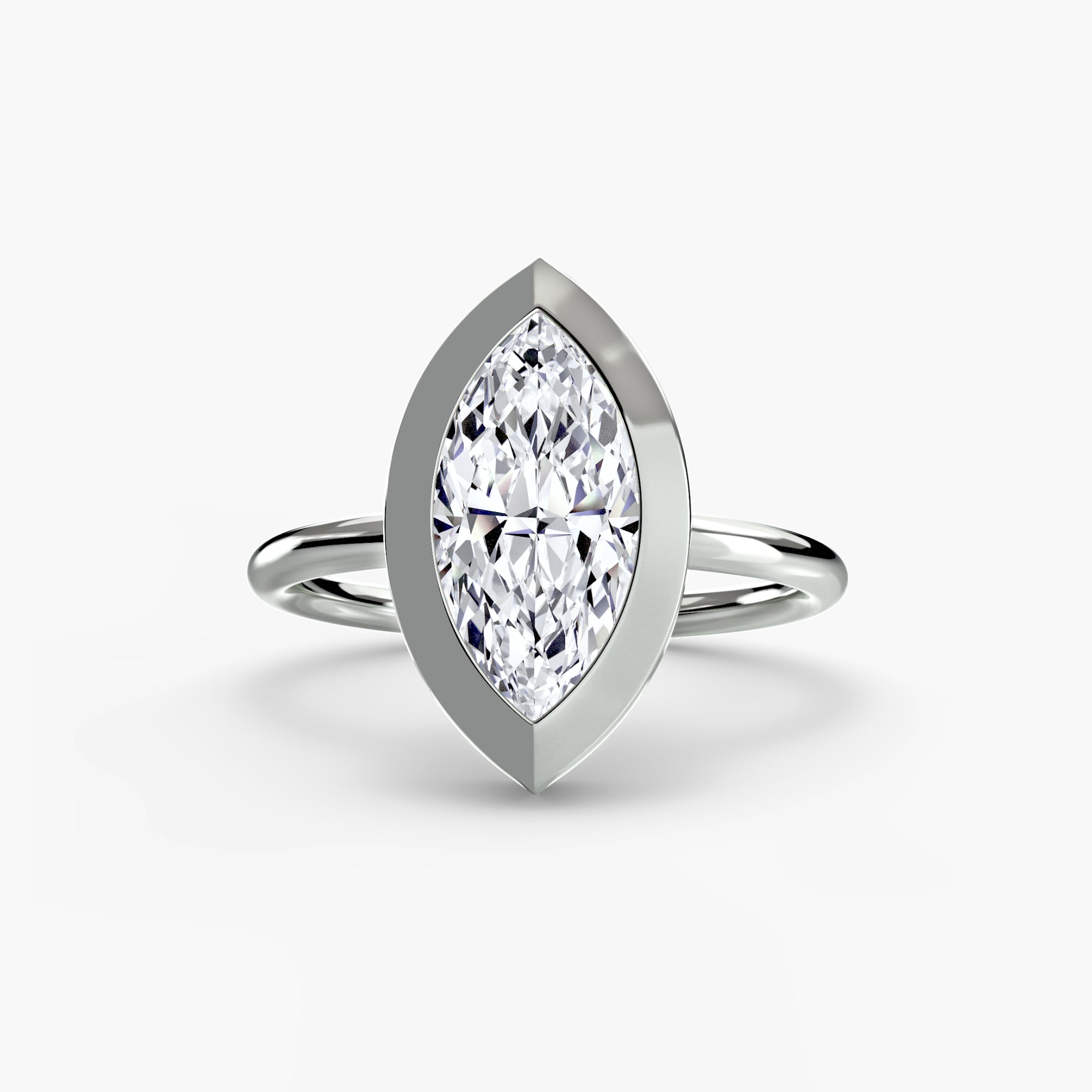ORBITA Bezel Solitaire Ring