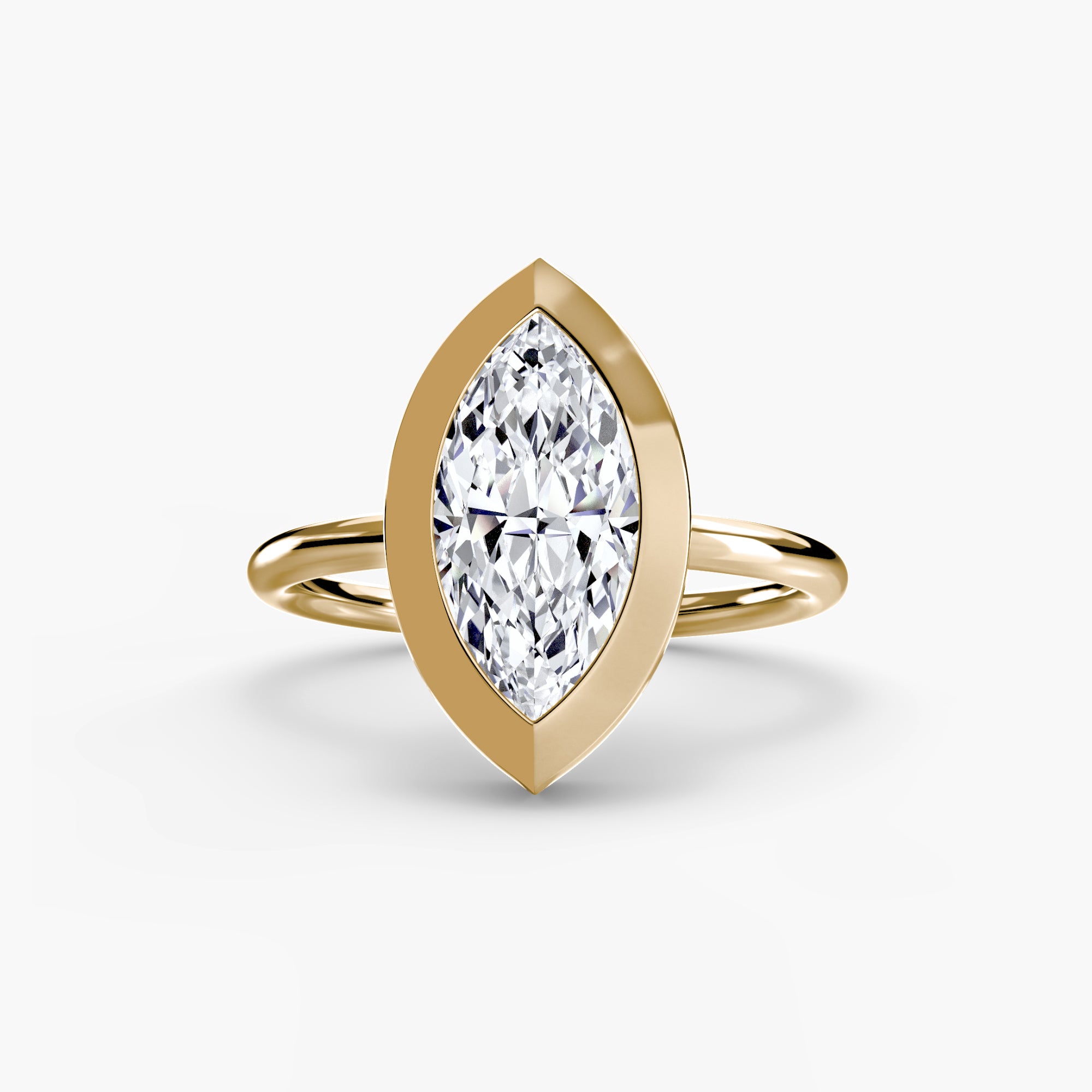 ORBITA Bezel Solitaire Ring
