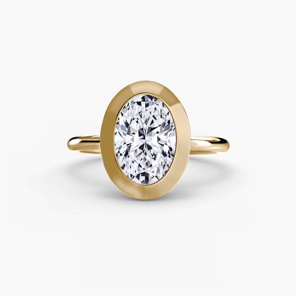 ORBITA Bezel Solitaire Ring