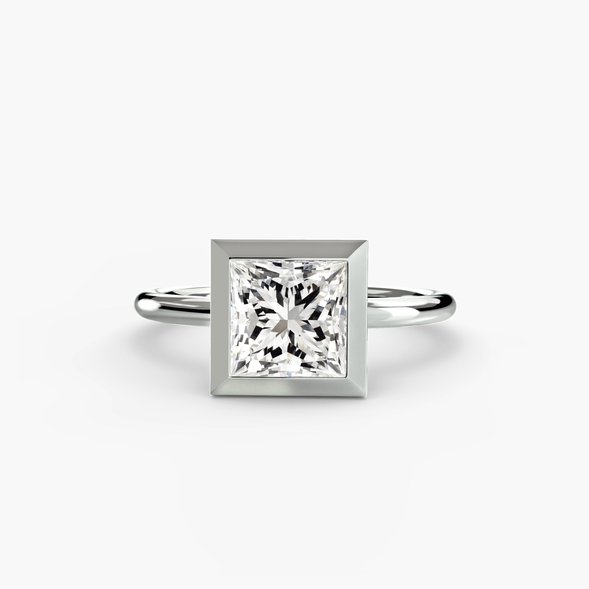 ORBITA Bezel Solitaire Ring