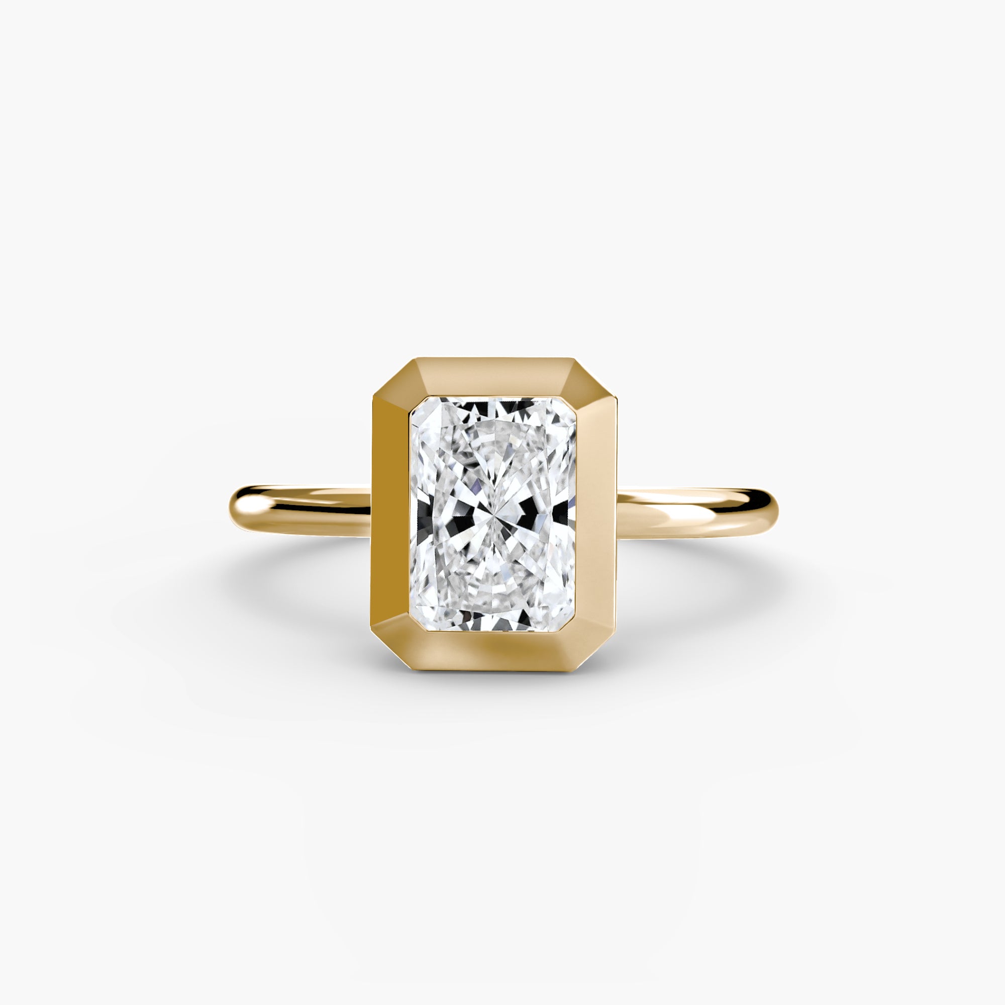 ORBITA Bezel Solitaire Ring