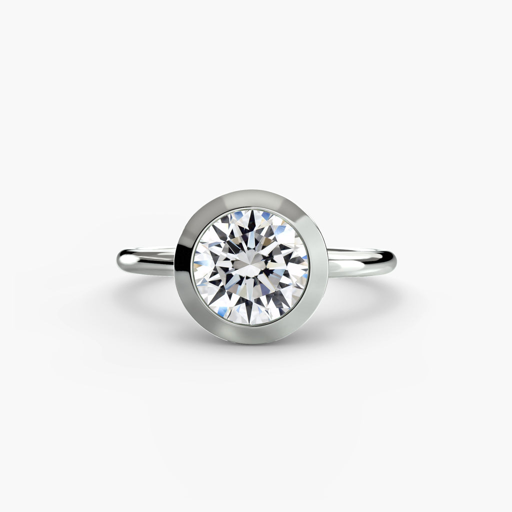 ORBITA Bezel Solitaire Ring