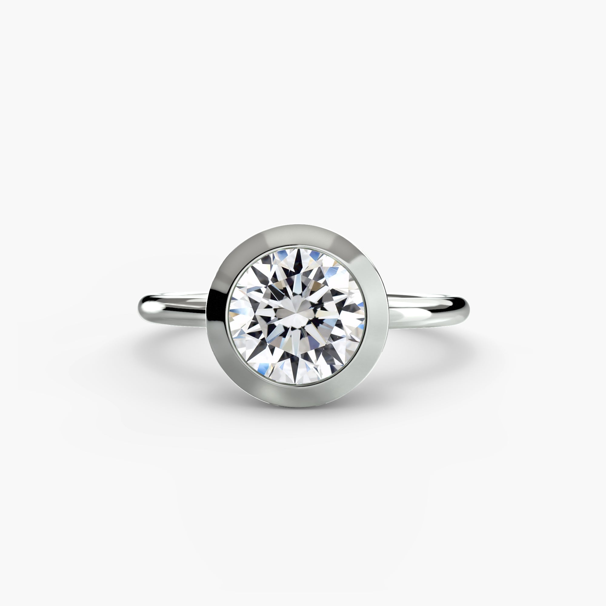 ORBITA Bezel Solitaire Ring