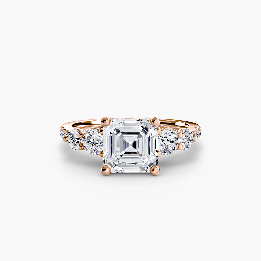 VERIDIA Five-Stone Pavé Ring