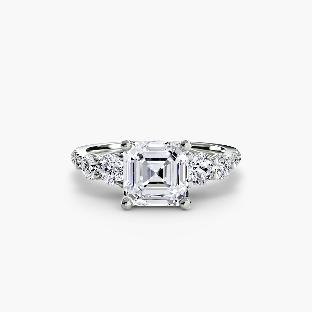 VERIDIA Five-Stone Pavé Ring