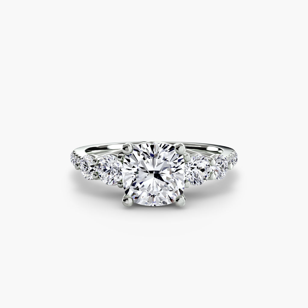 VERIDIA Five-Stone Pavé Ring