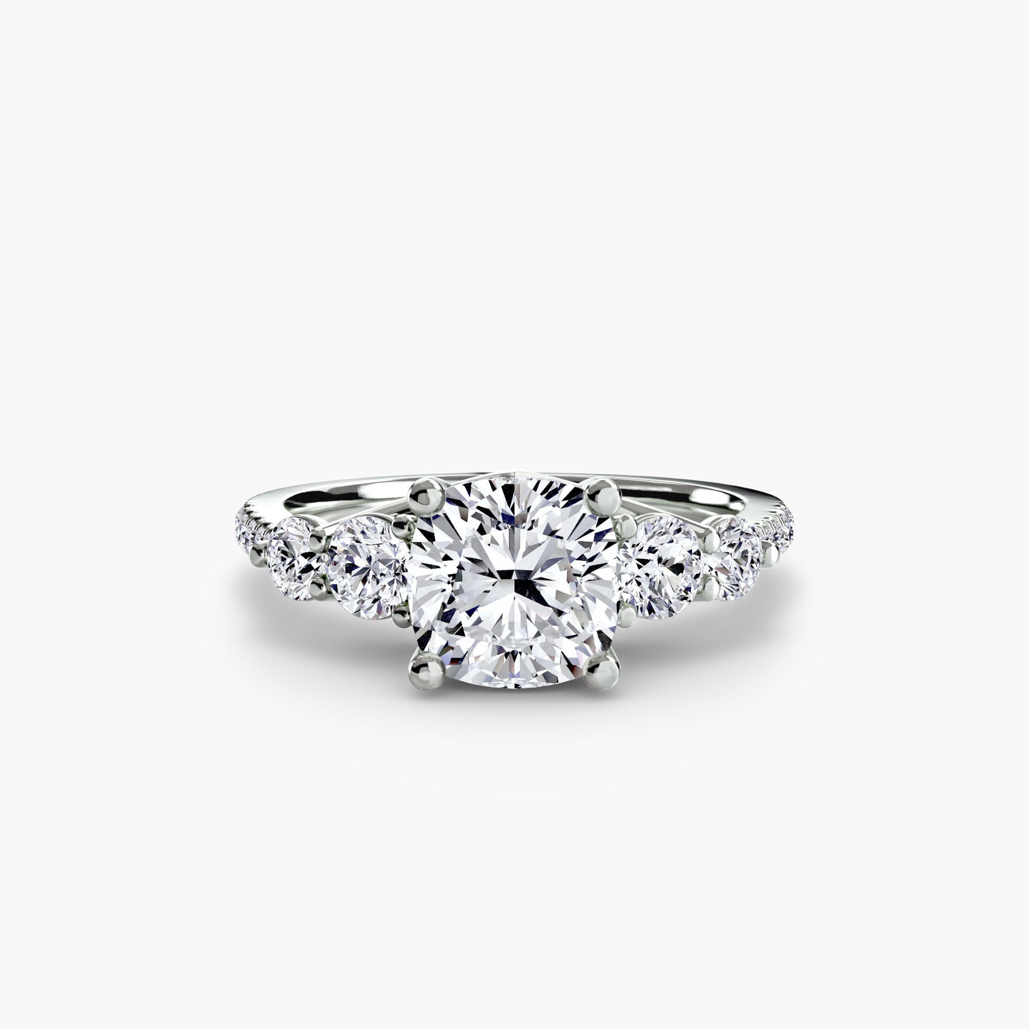 VERIDIA Five-Stone Pavé Ring