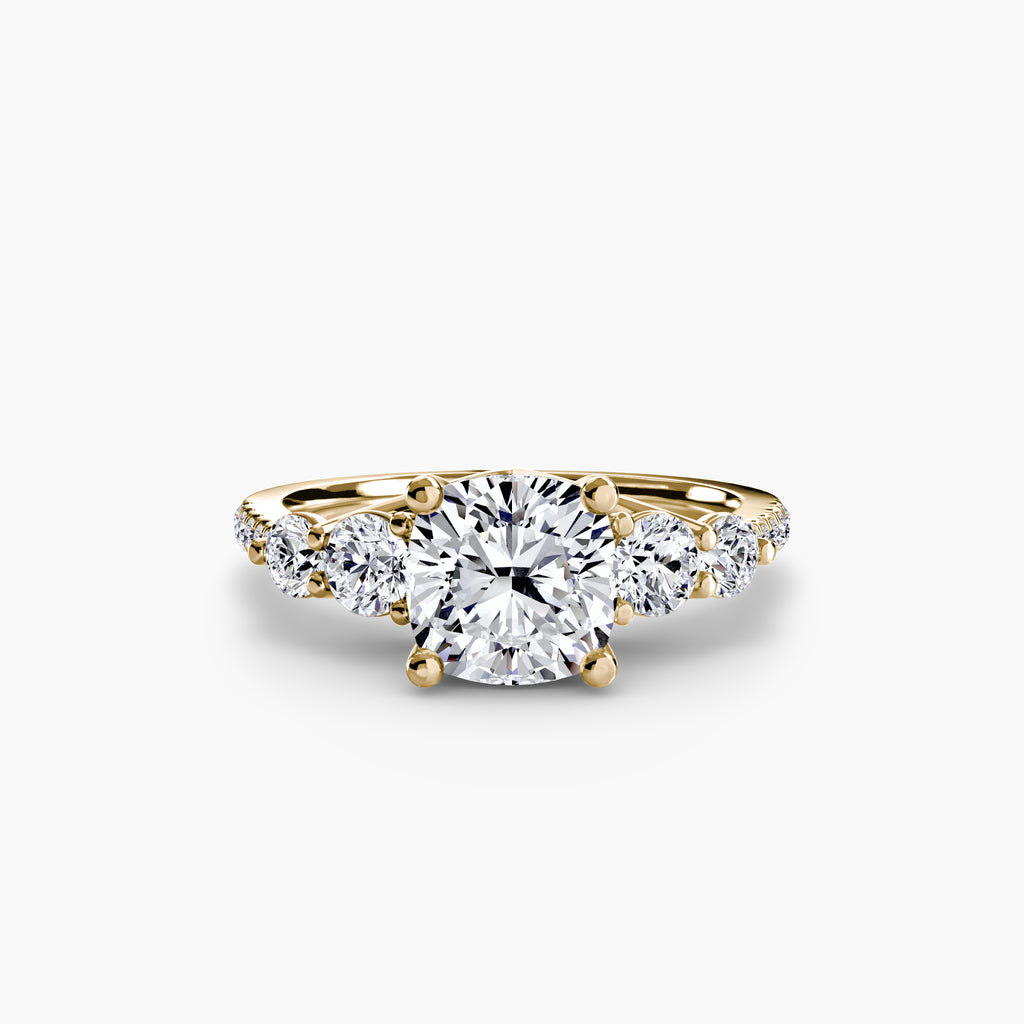 VERIDIA Five-Stone Pavé Ring