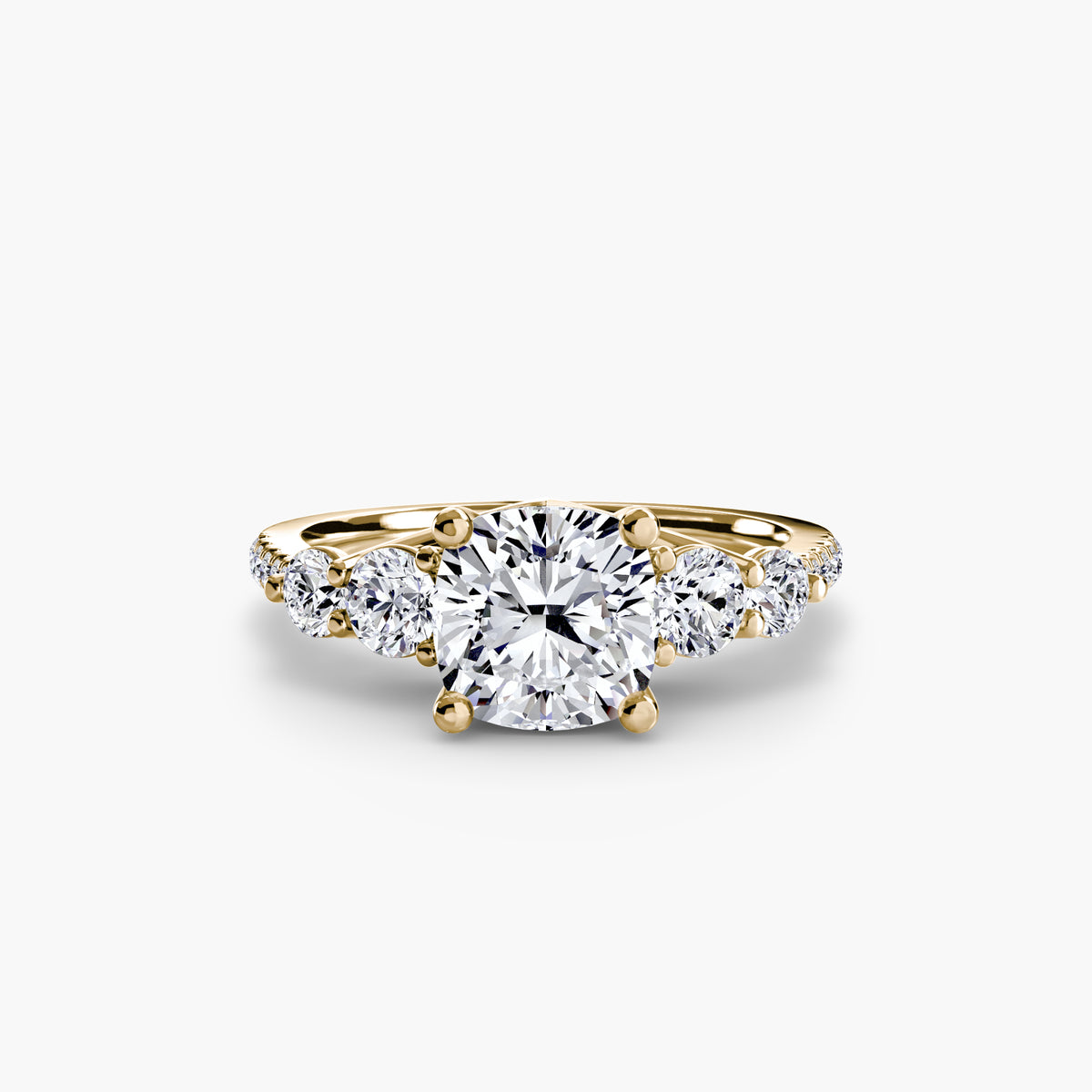 VERIDIA Five-Stone Pavé Ring