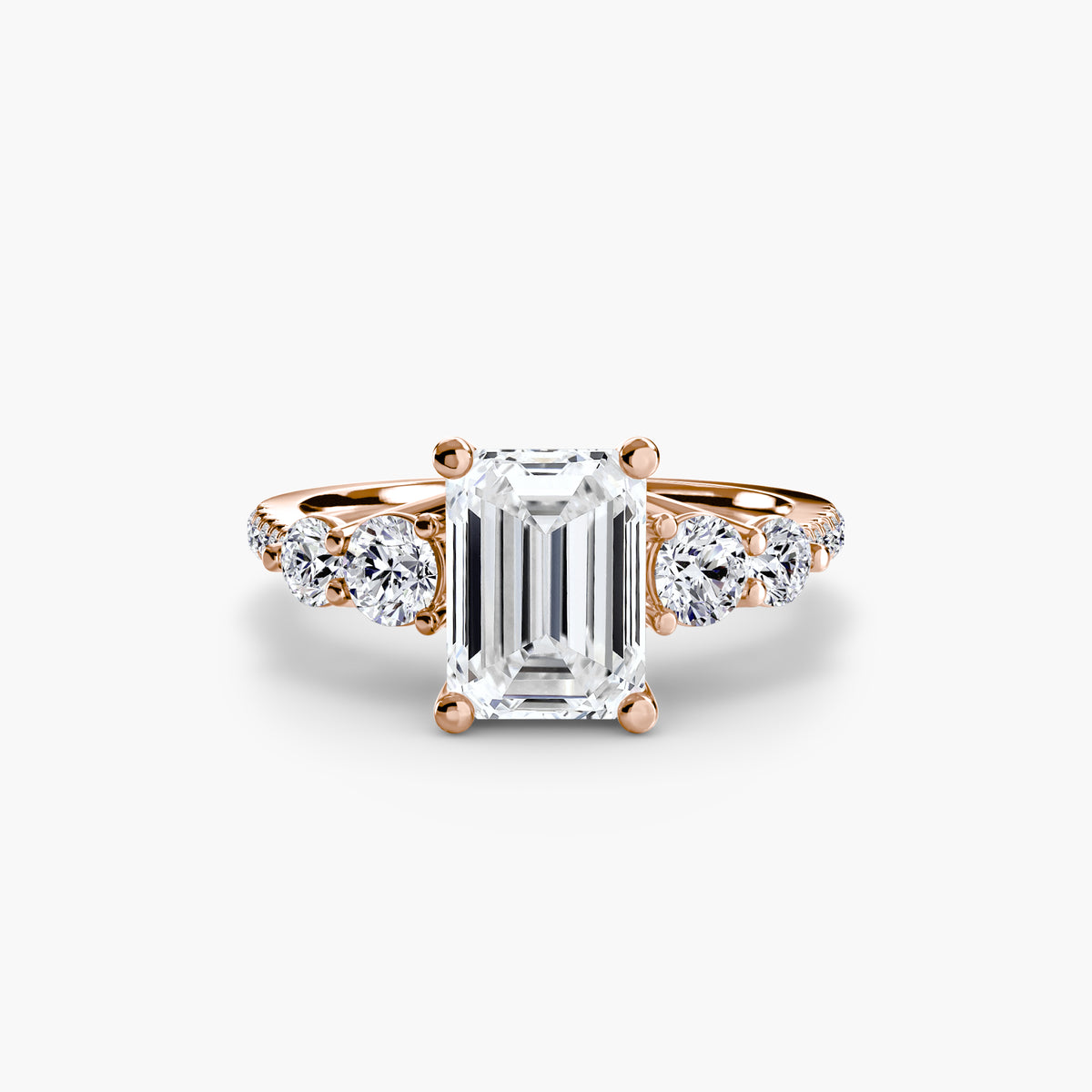 VERIDIA Five-Stone Pavé Ring