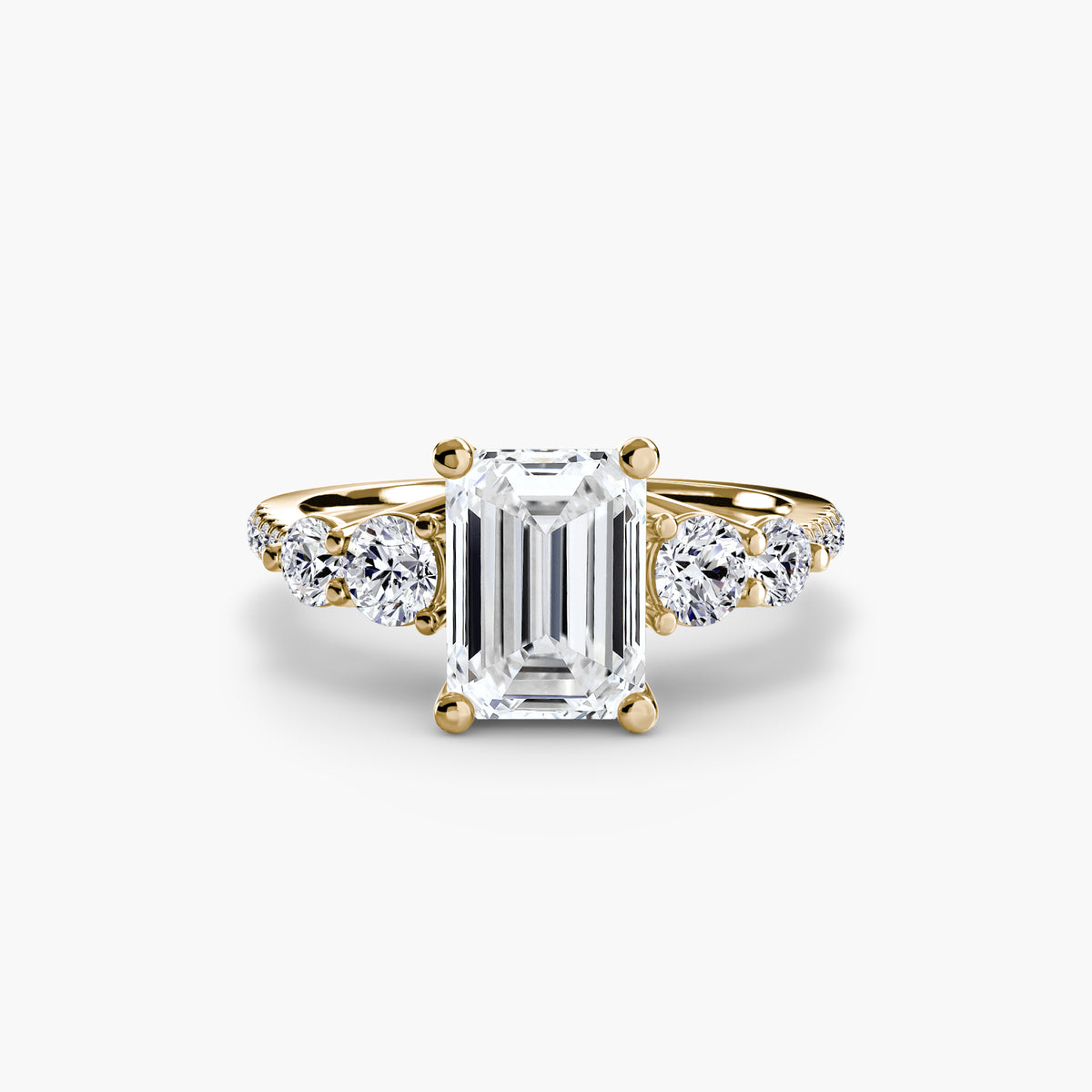 VERIDIA Five-Stone Pavé Ring