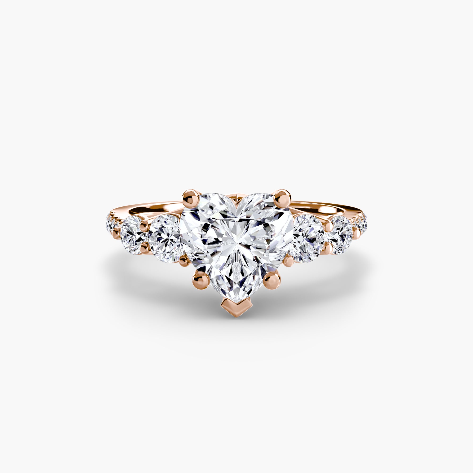 VERIDIA Five-Stone Pavé Ring