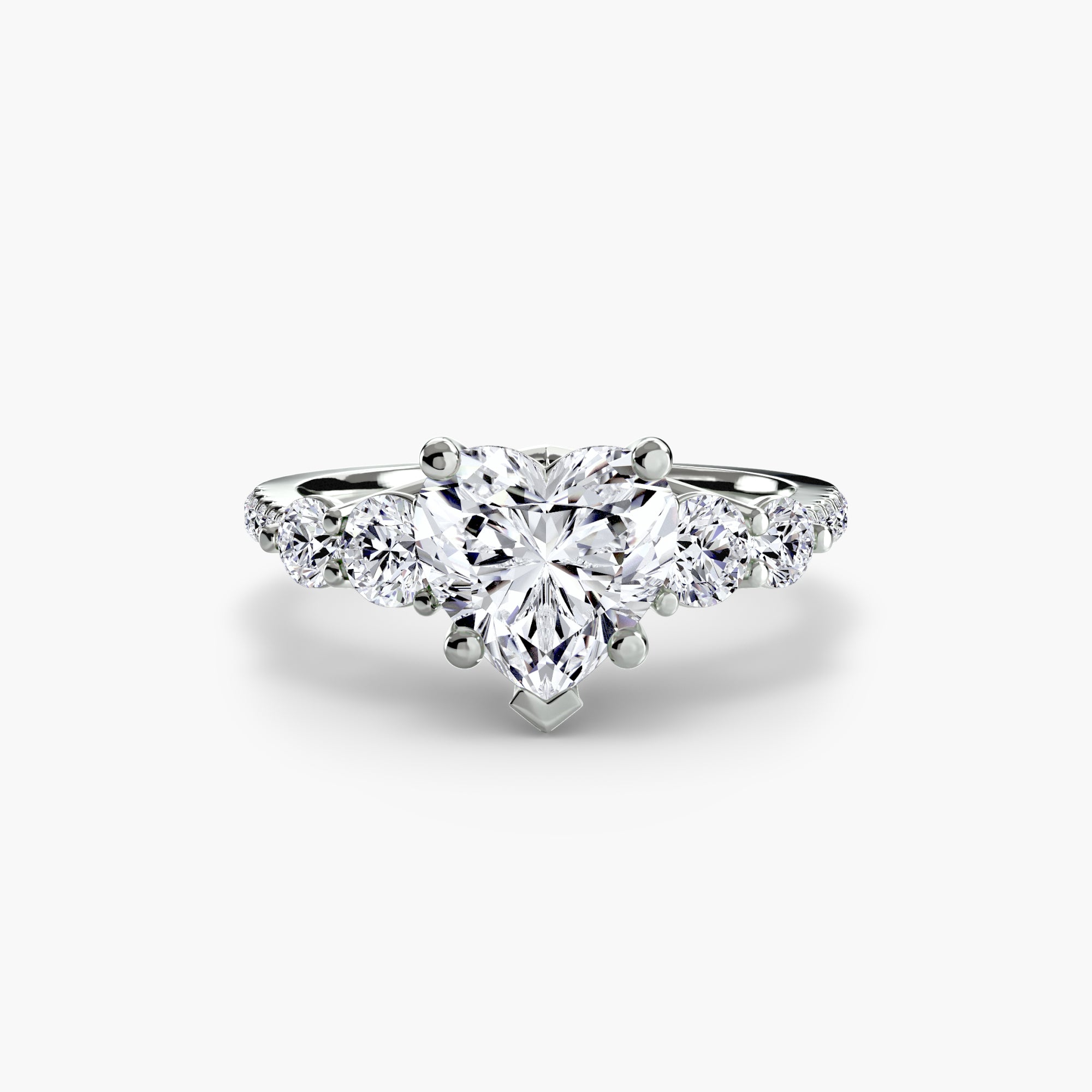 VERIDIA Five-Stone Pavé Ring