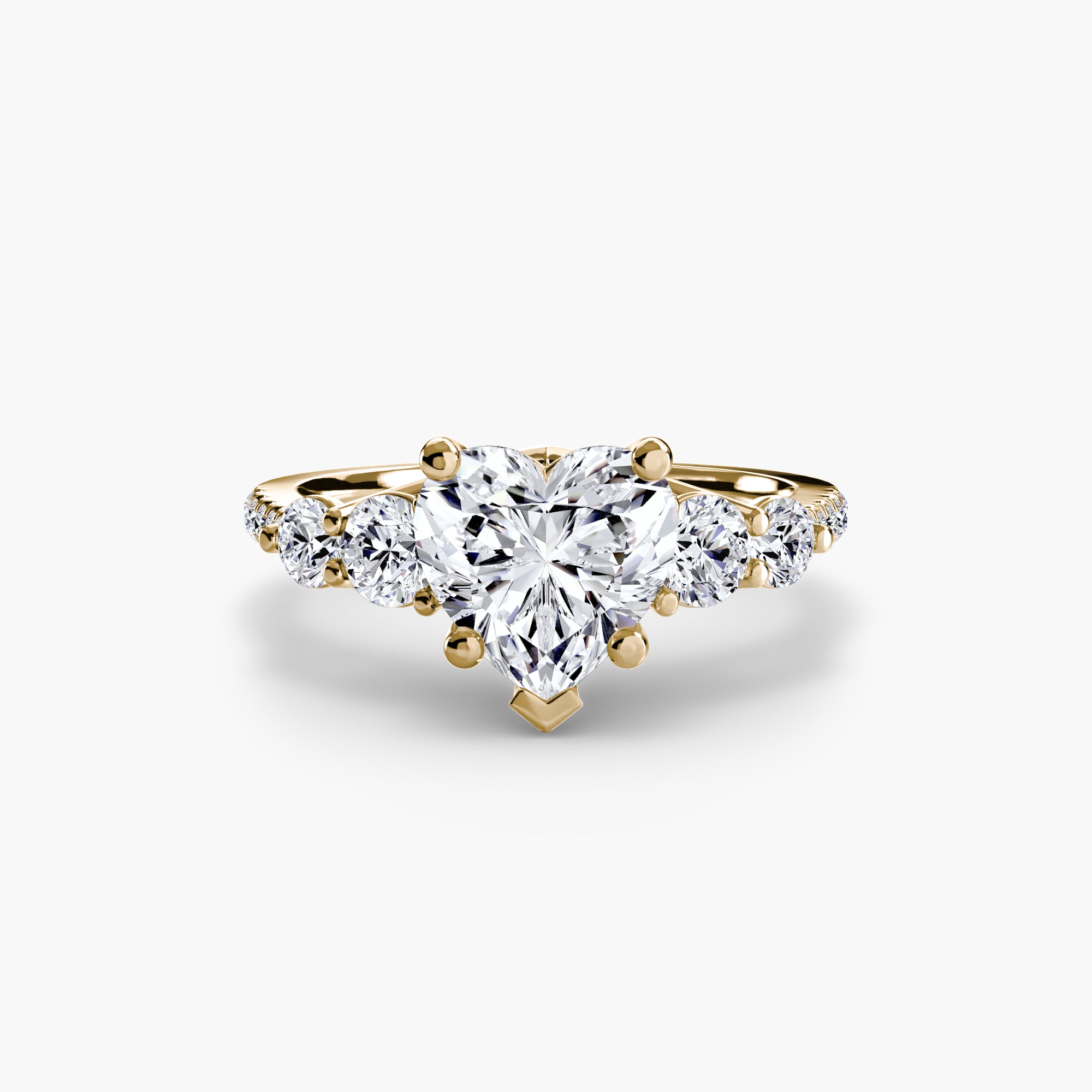VERIDIA Five-Stone Pavé Ring