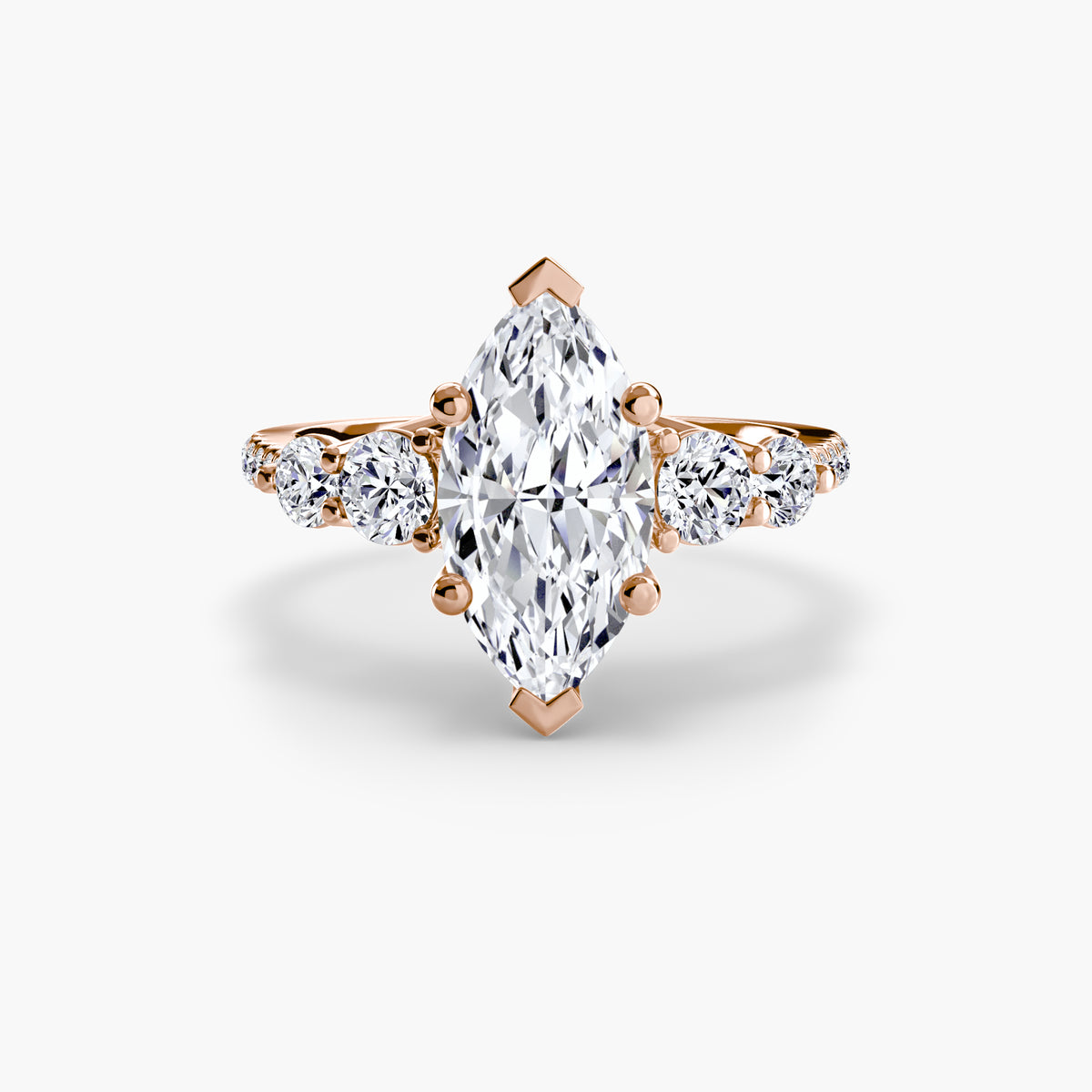 VERIDIA Five-Stone Pavé Ring