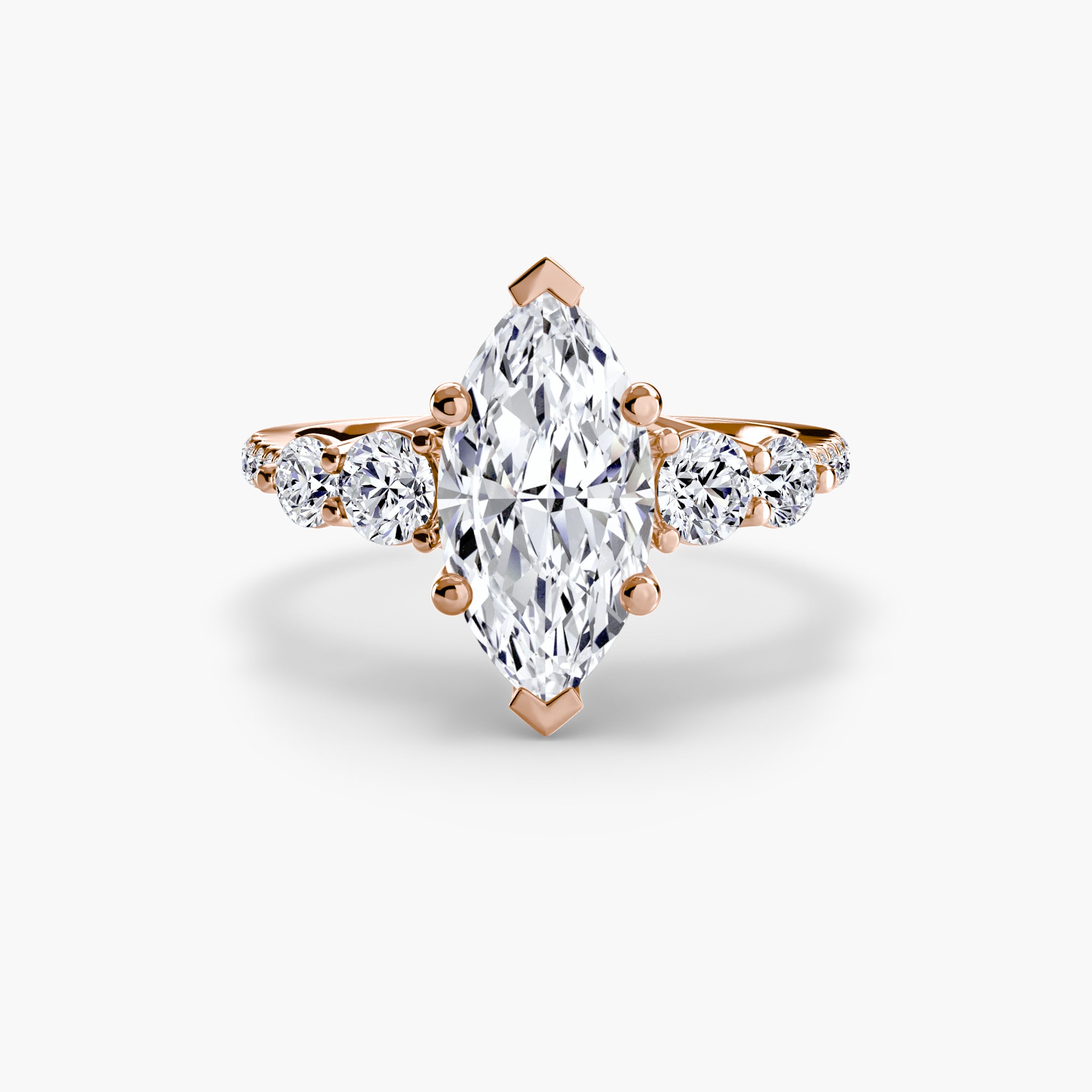 VERIDIA Five-Stone Pavé Ring
