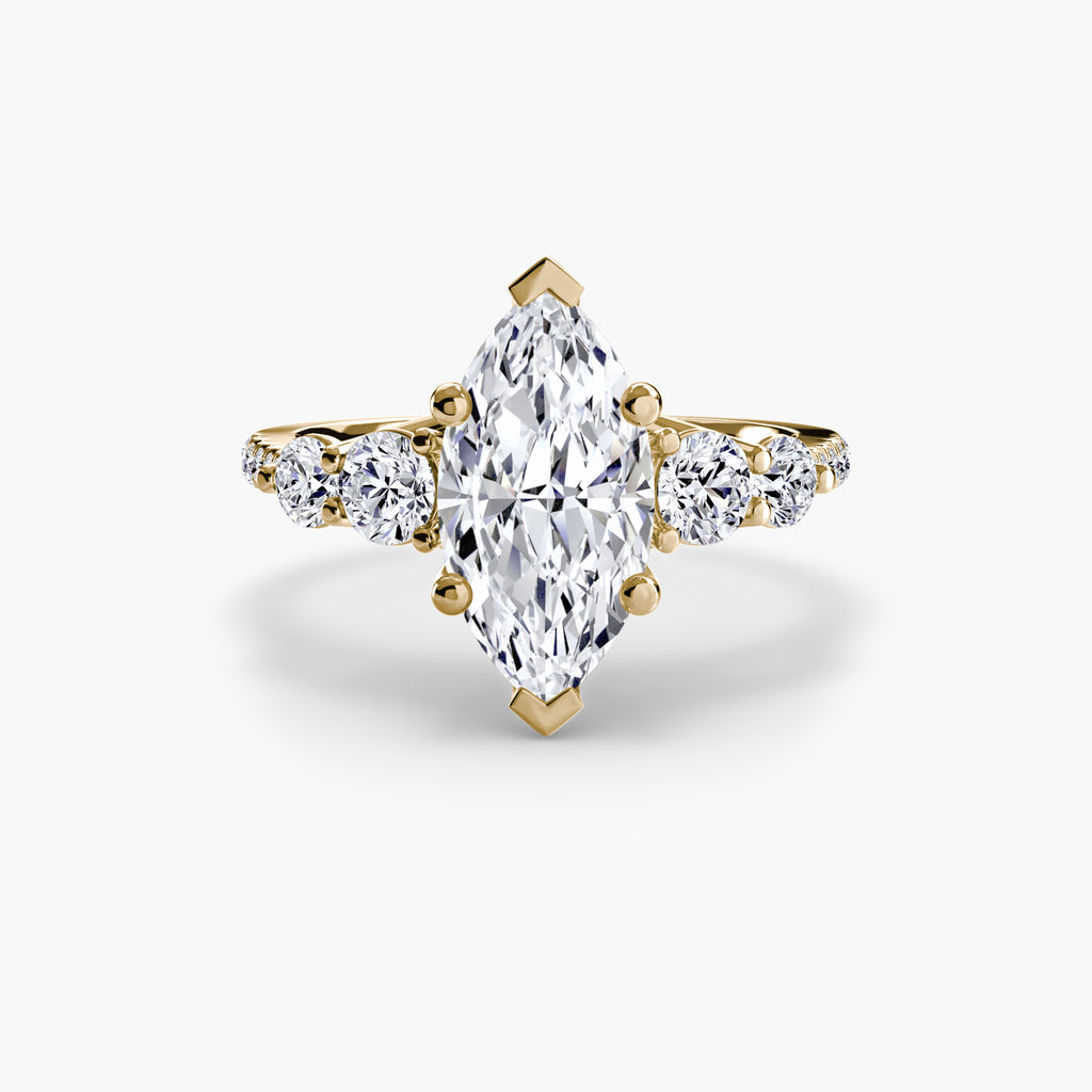 VERIDIA Five-Stone Pavé Ring