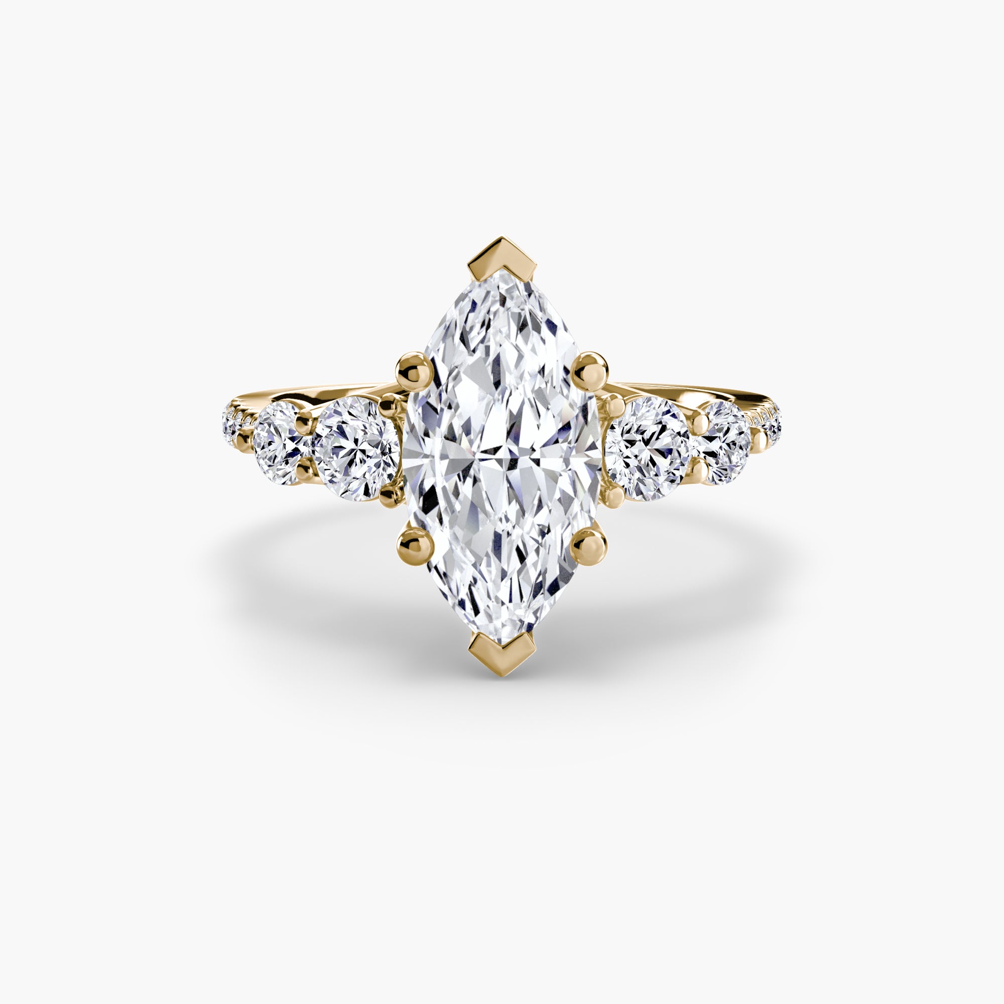VERIDIA Five-Stone Pavé Ring