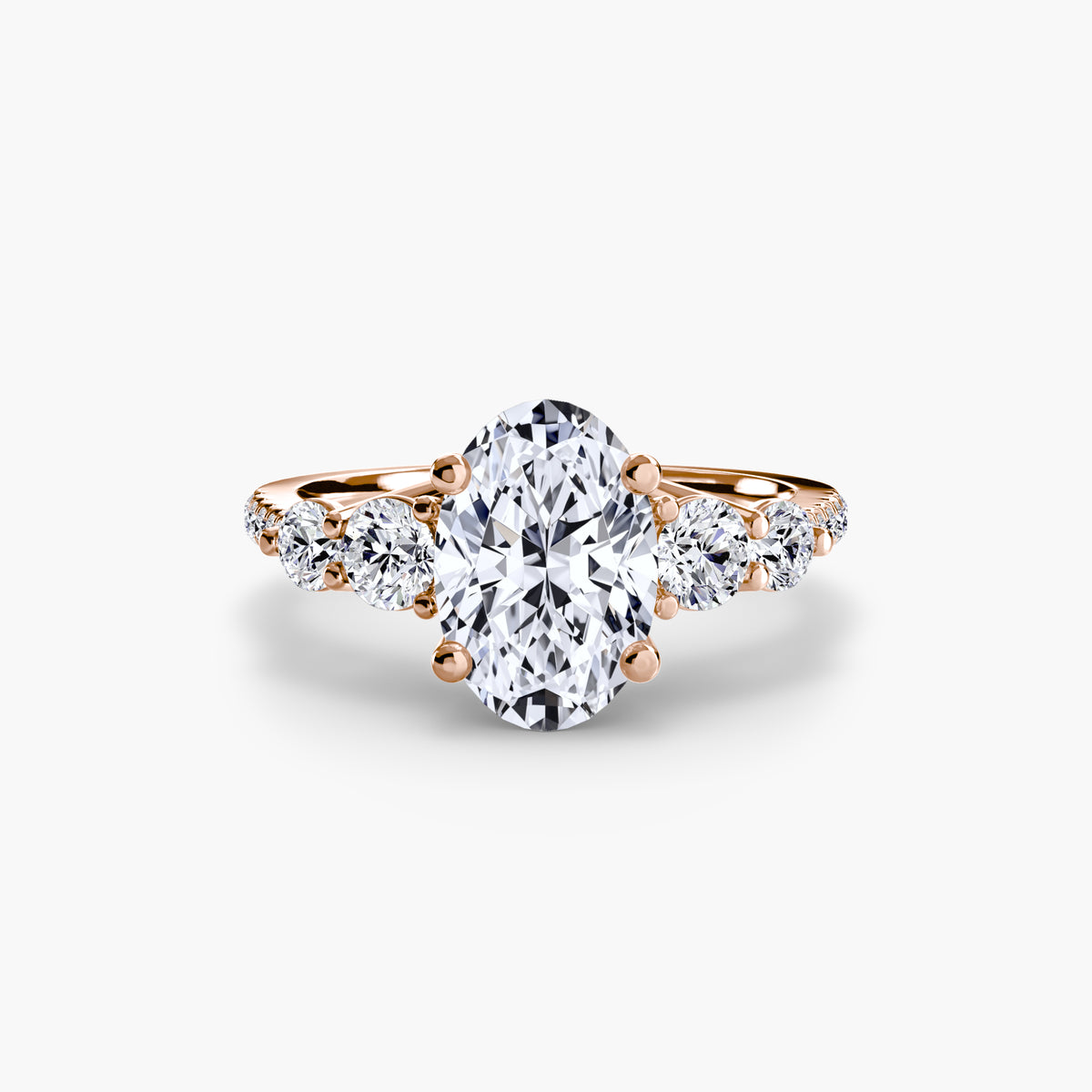VERIDIA Five-Stone Pavé Ring