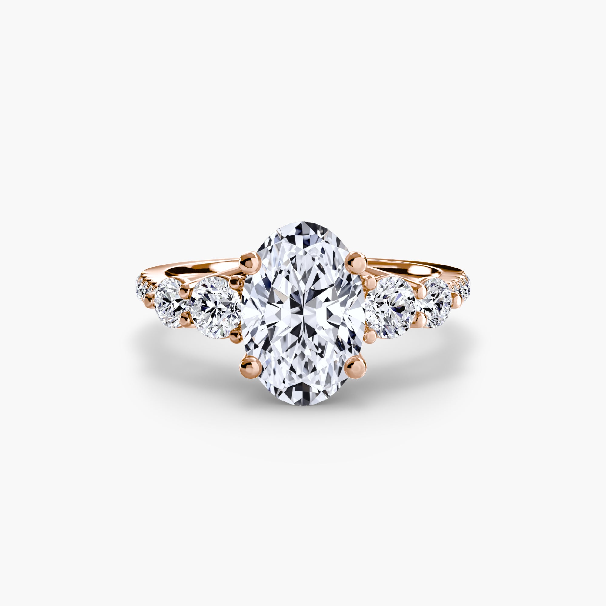 VERIDIA Five-Stone Pavé Ring
