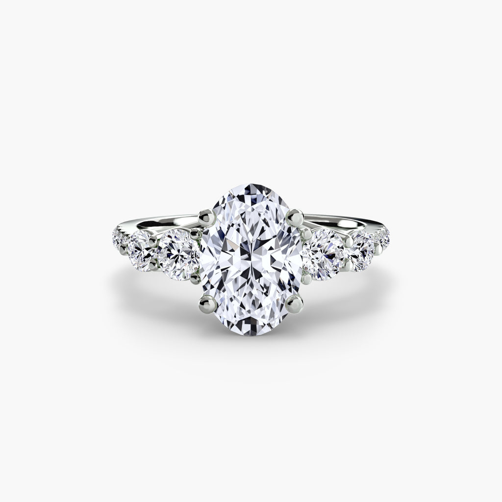 VERIDIA Five-Stone Pavé Ring