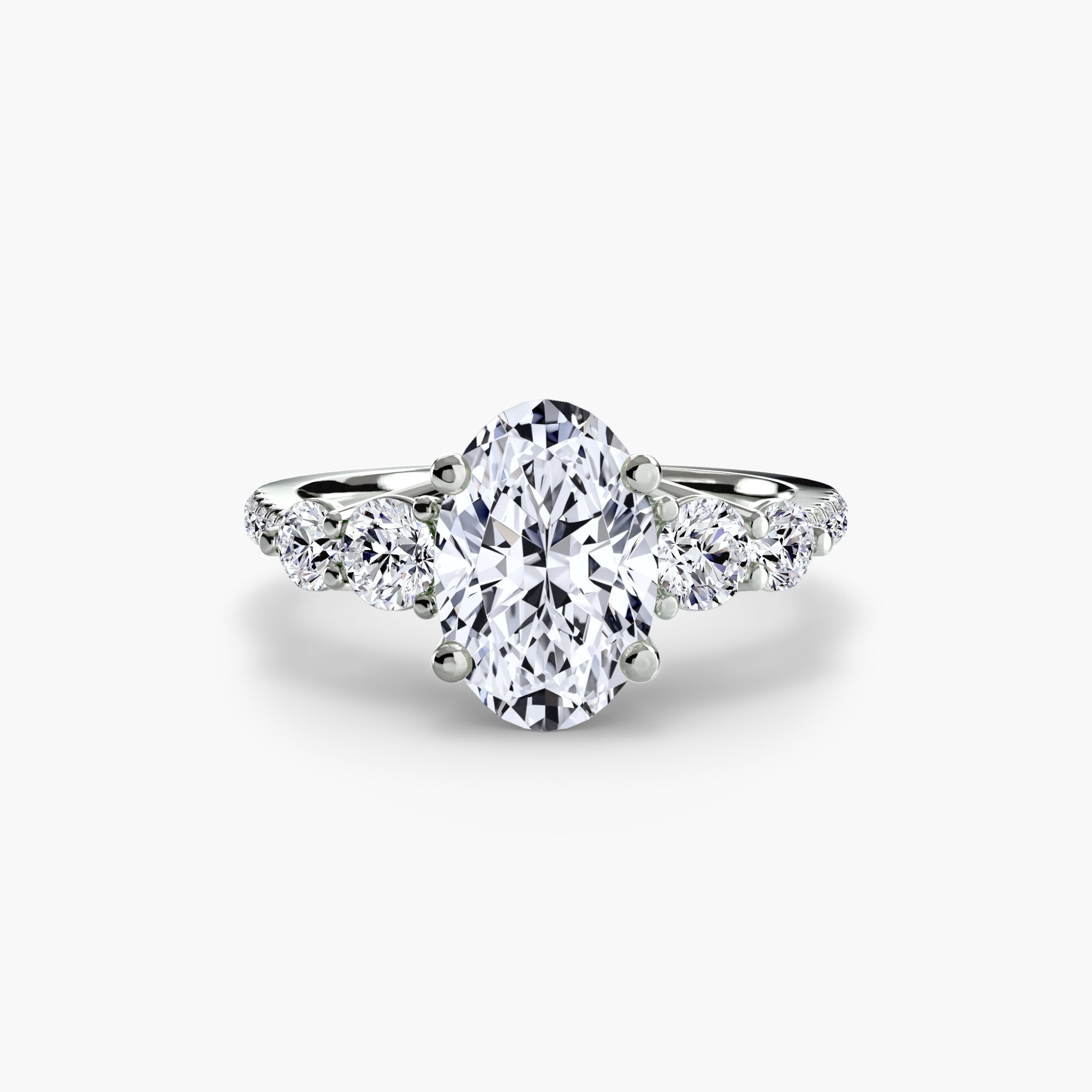 VERIDIA Five-Stone Pavé Ring