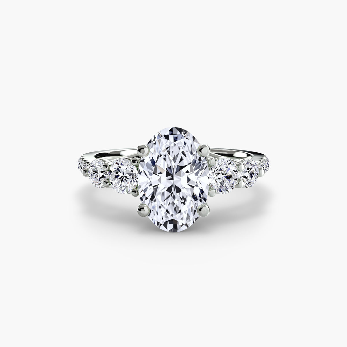 VERIDIA Five-Stone Pavé Ring