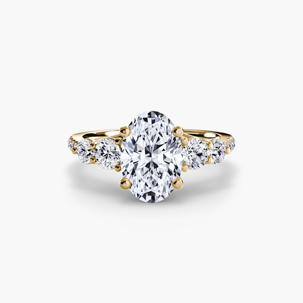VERIDIA Five-Stone Pavé Ring