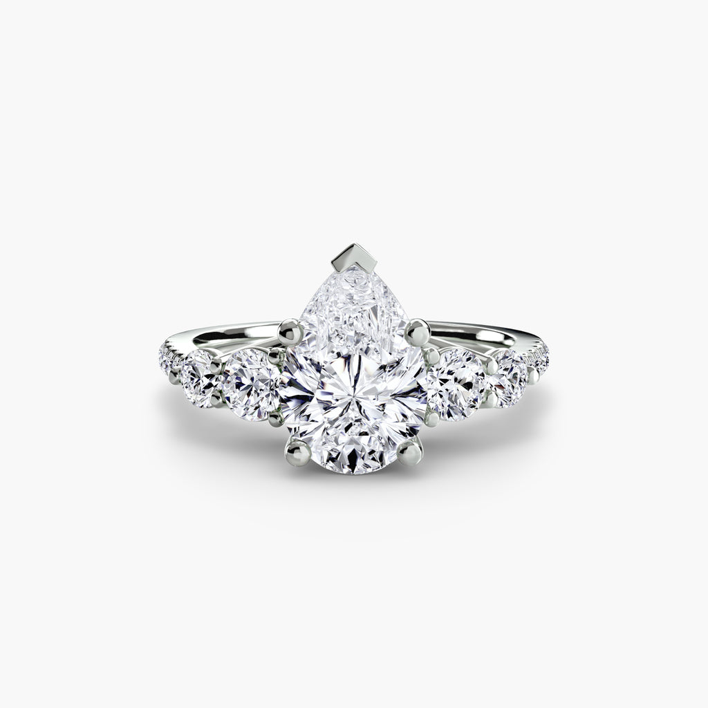 VERIDIA Five-Stone Pavé Ring