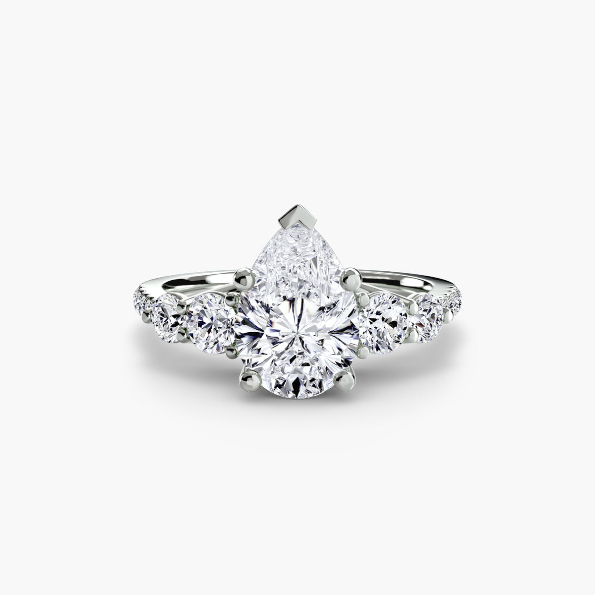 VERIDIA Five-Stone Pavé Ring