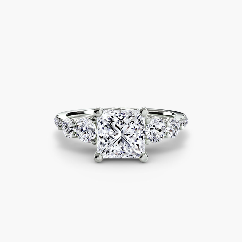VERIDIA Five-Stone Pavé Ring