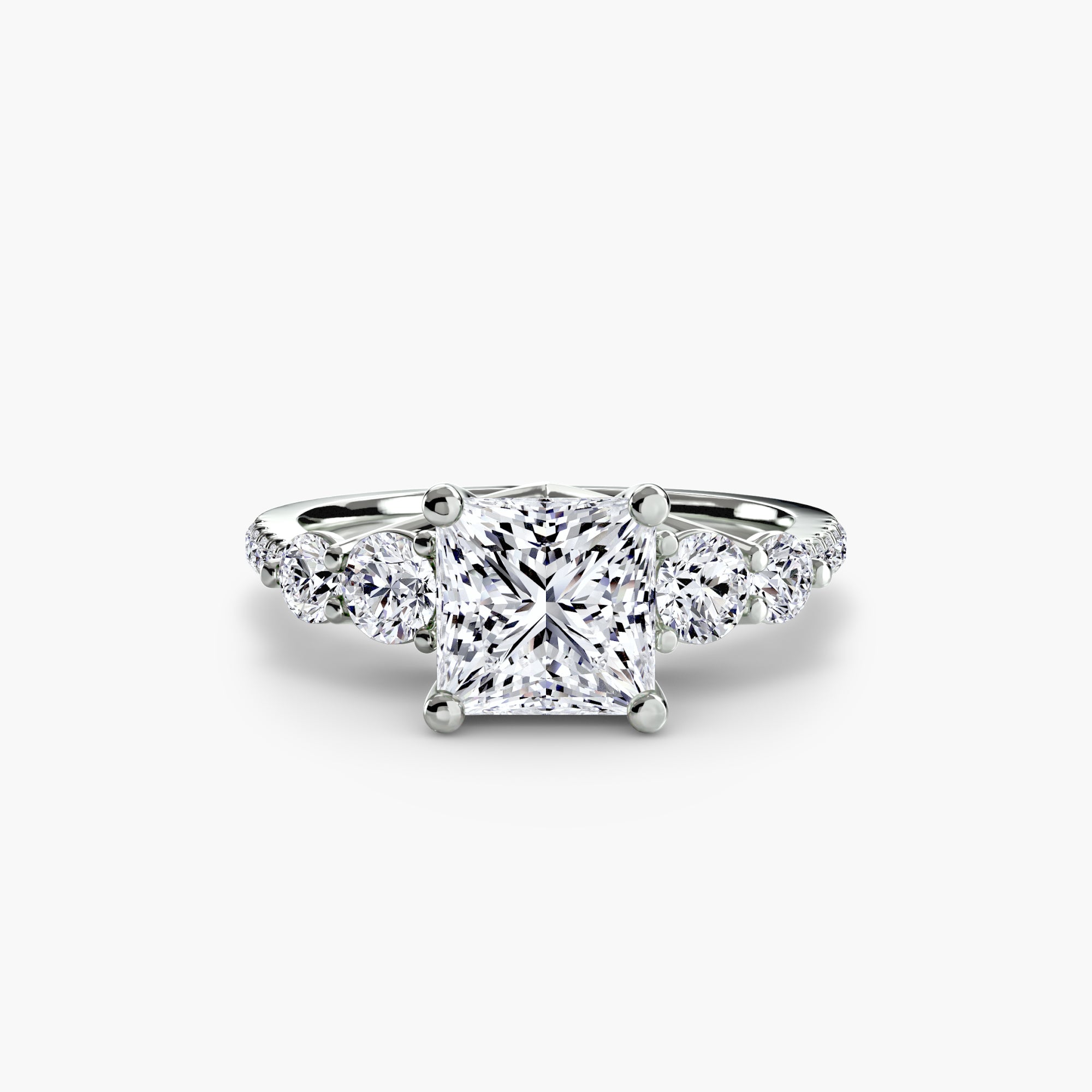 VERIDIA Five-Stone Pavé Ring